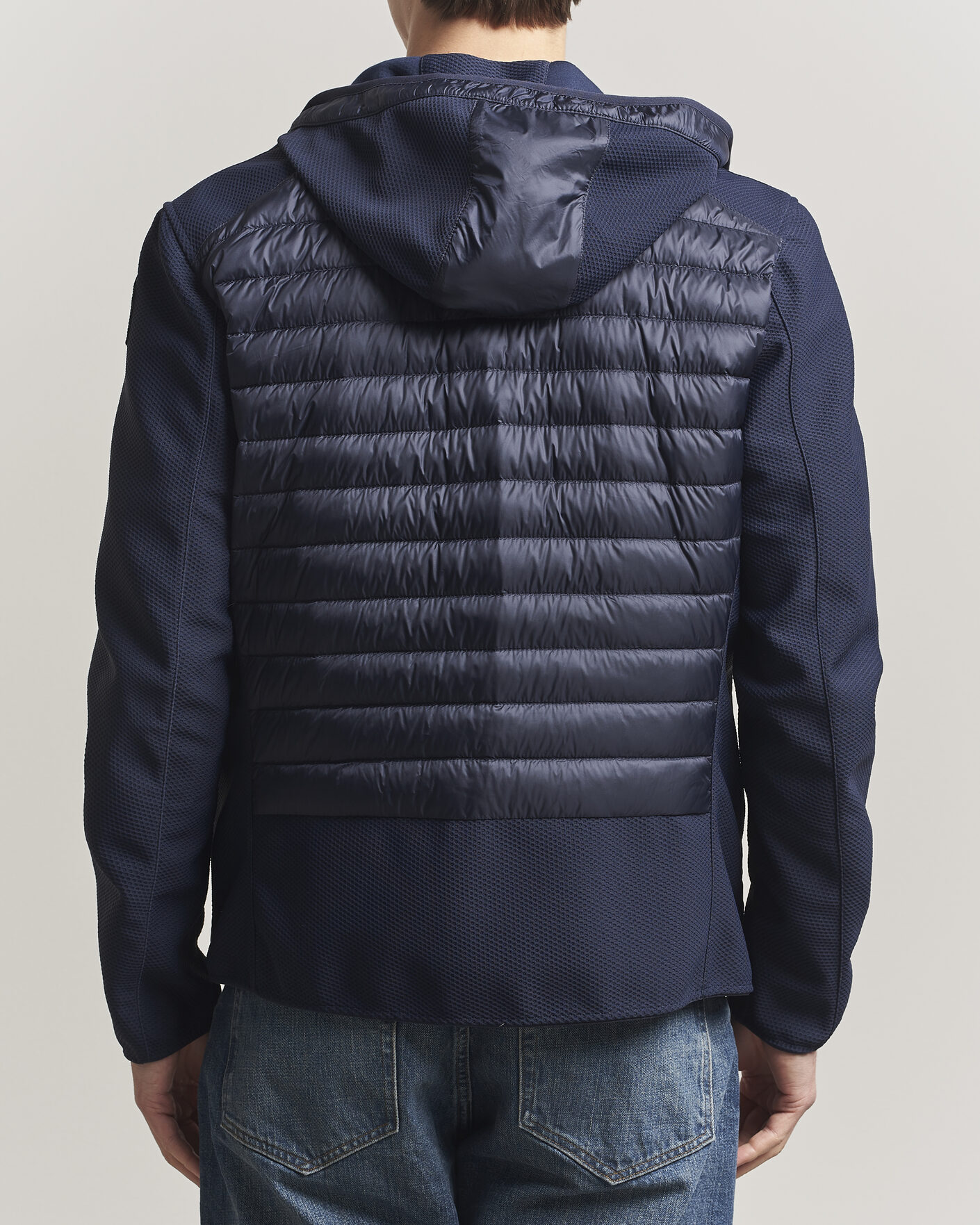 Herren | Jacken | Parajumpers | Nolan Mesh Hooded Hybrid Navy