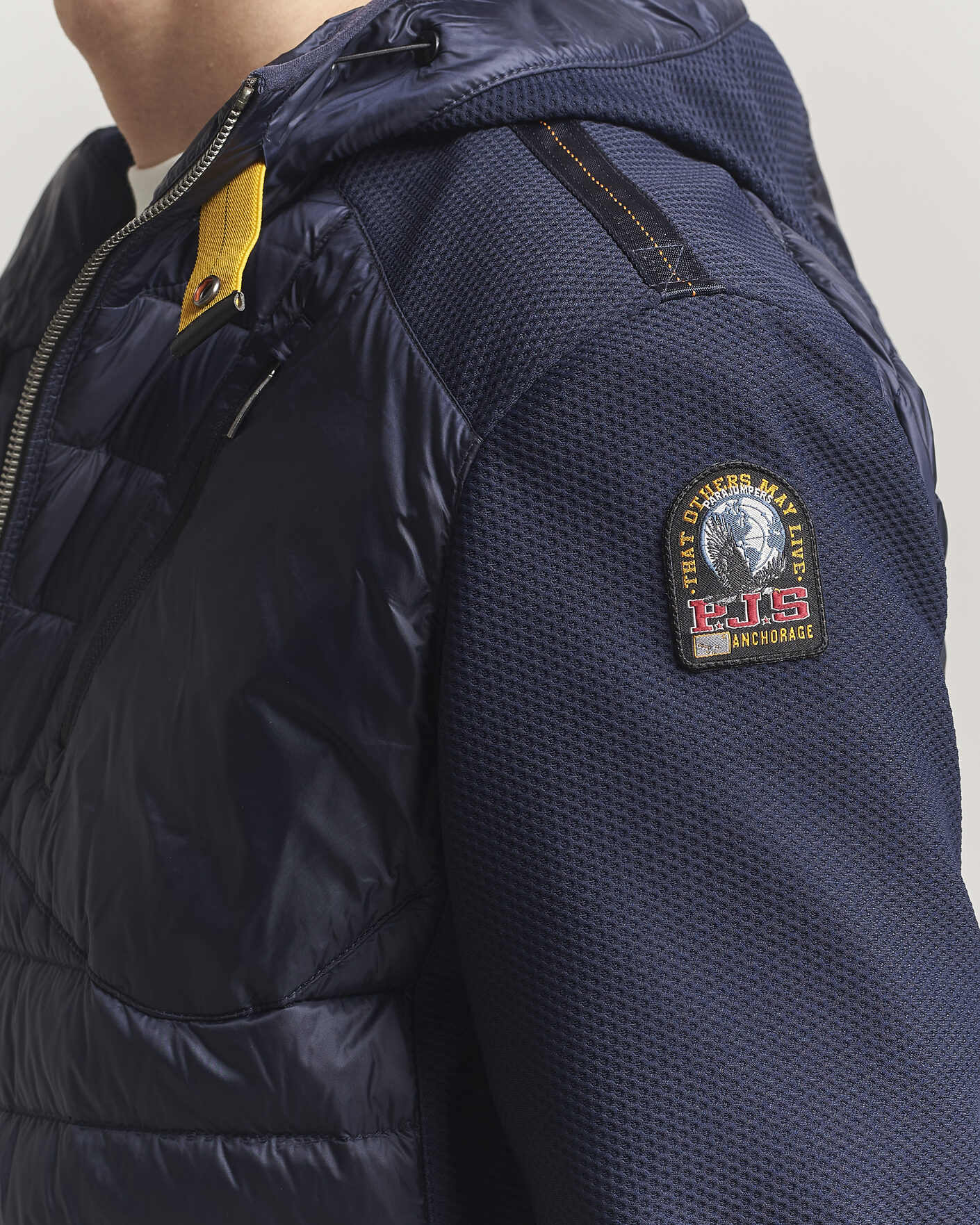 Herren | Jacken | Parajumpers | Nolan Mesh Hooded Hybrid Navy