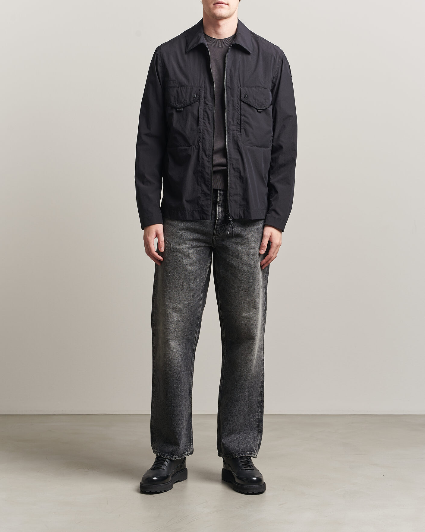 Herren | Jacken | Parajumpers | Elgin Travel Shirt Jacket Black