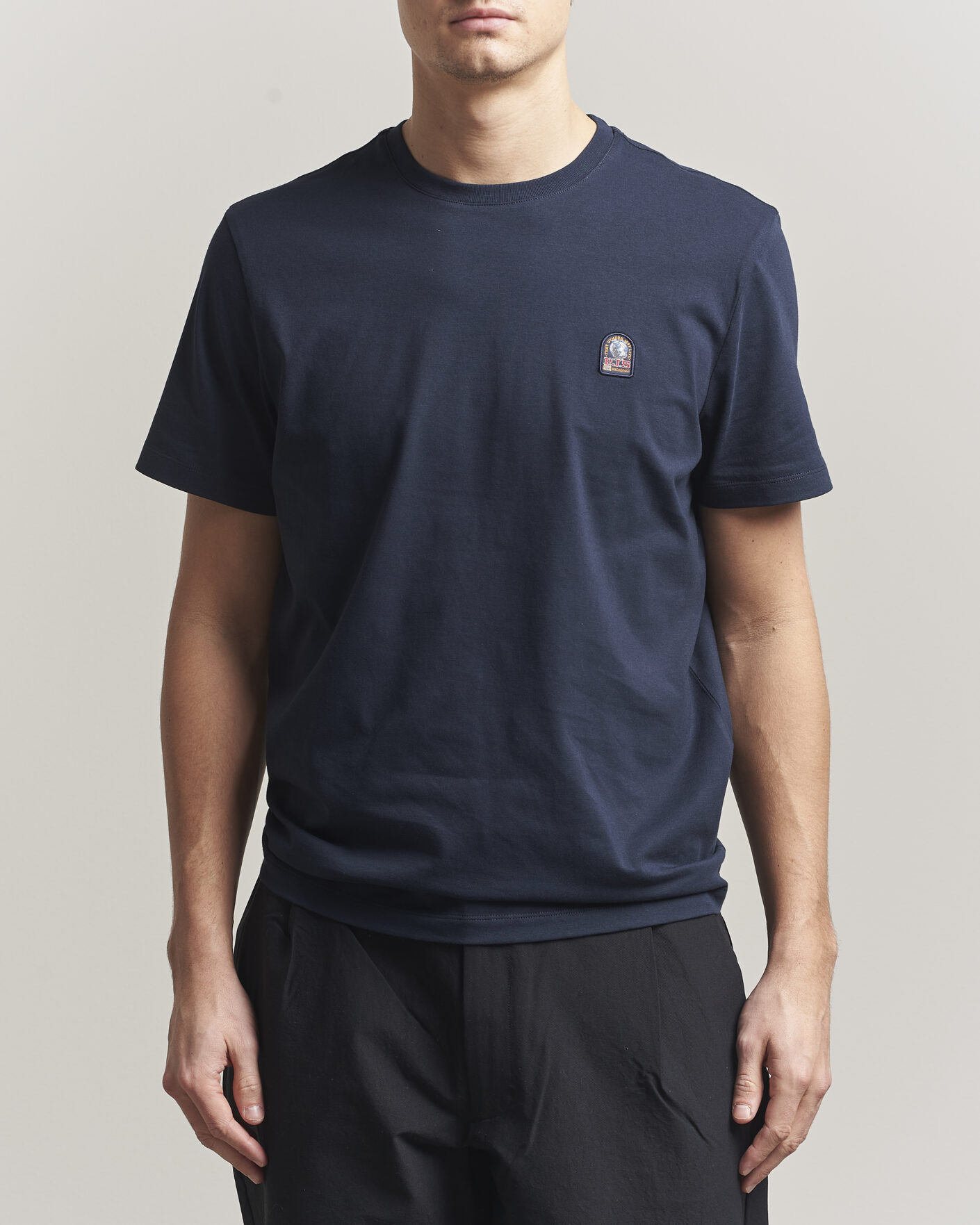 Herren | T-Shirts | Parajumpers | Patch Crew Neck T-Shirt Navy