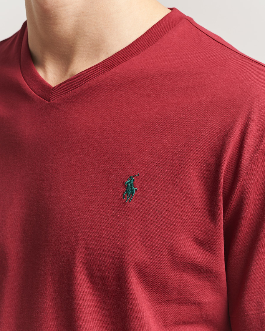 Herren | T-Shirts | Polo Ralph Lauren | Crew Neck T-Shirt Heritage Red