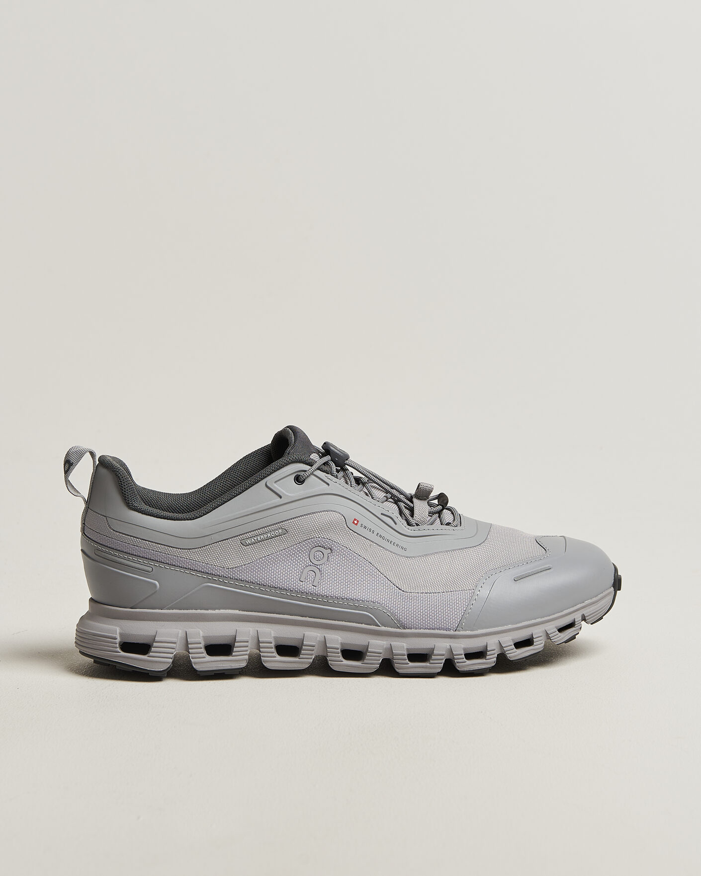 Herren | Trail Sneaker | On | Cloud 6 Geo Waterproof Alloy/Alloy