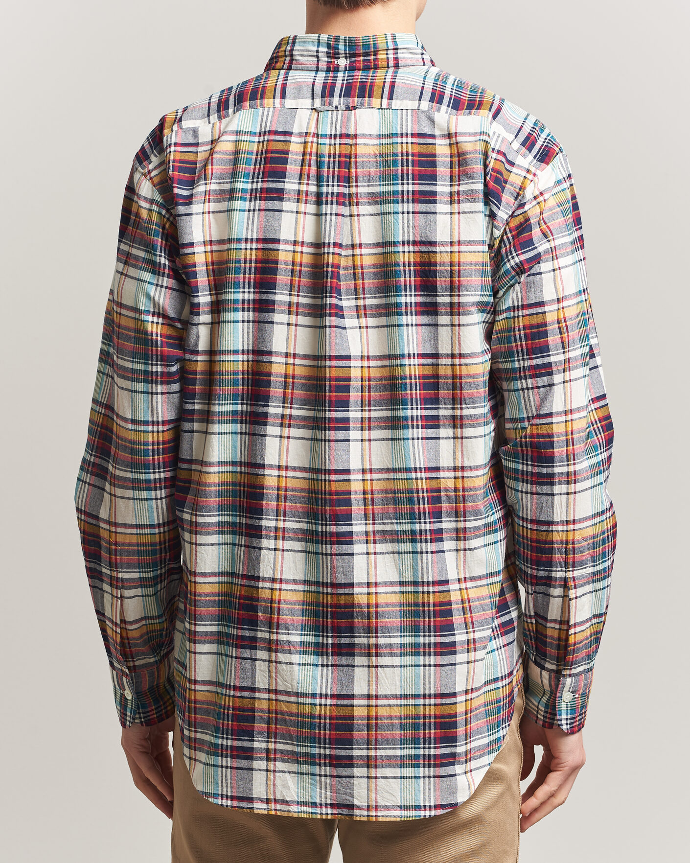 Herren | Hemden | Kamakura Shirts | Vintage Ivy Button Down Shirt Yellow Madras