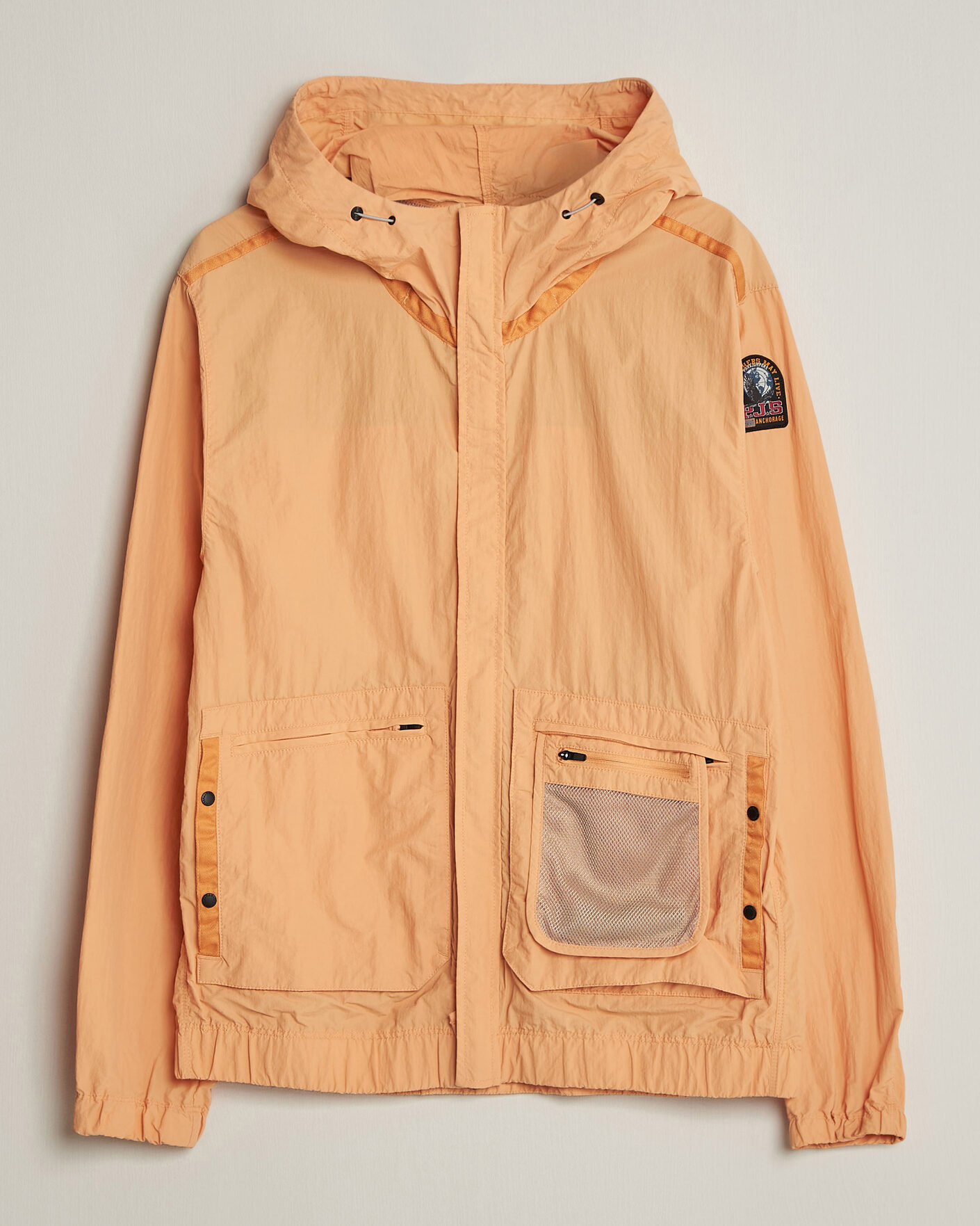 Herren | Jacken | Parajumpers | Rube Smash Peached Nylon Hooded Jacket Apricot Nectar