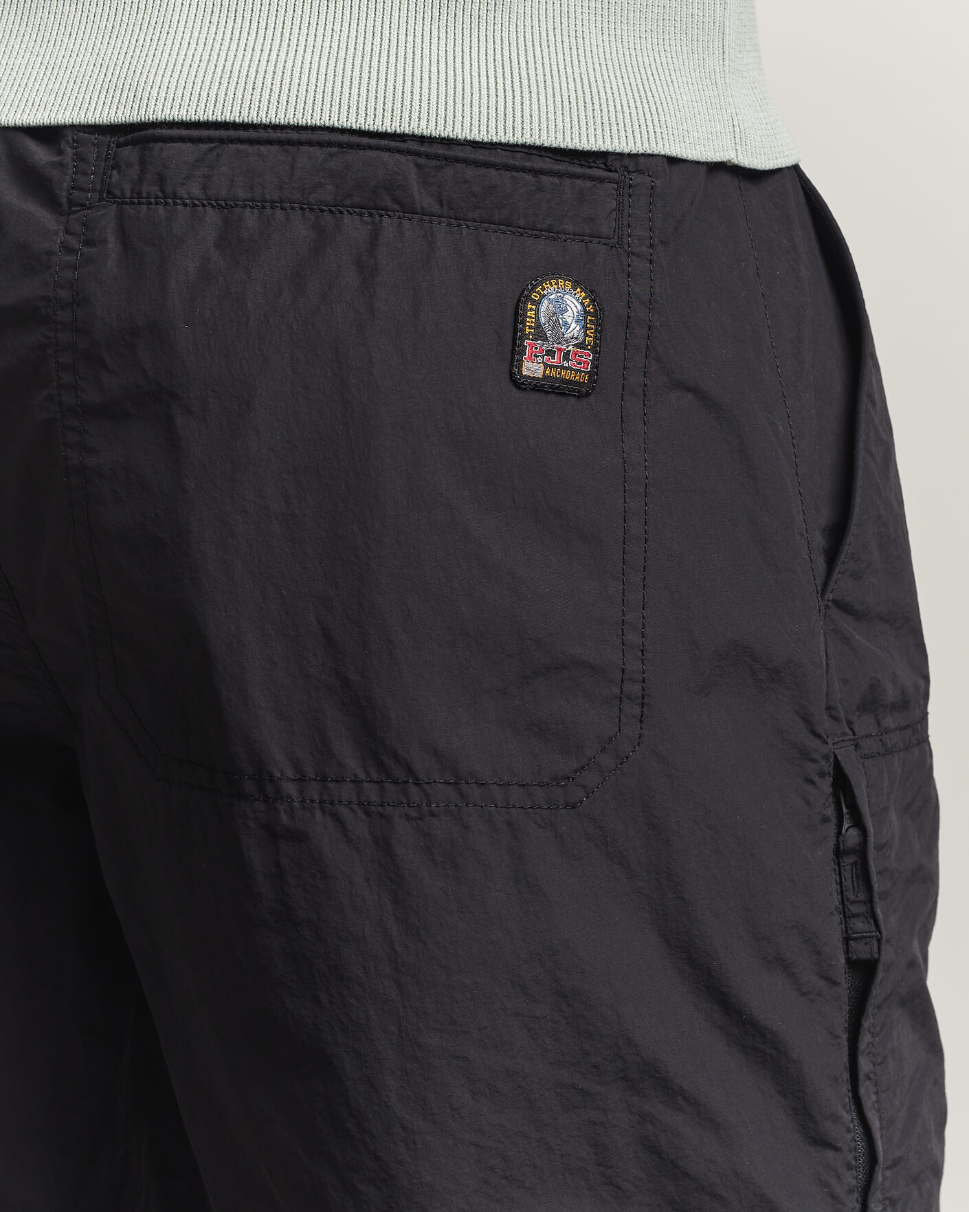 Herren | Hosen | Parajumpers | Lovel Smash Peached Nylon Pants Black