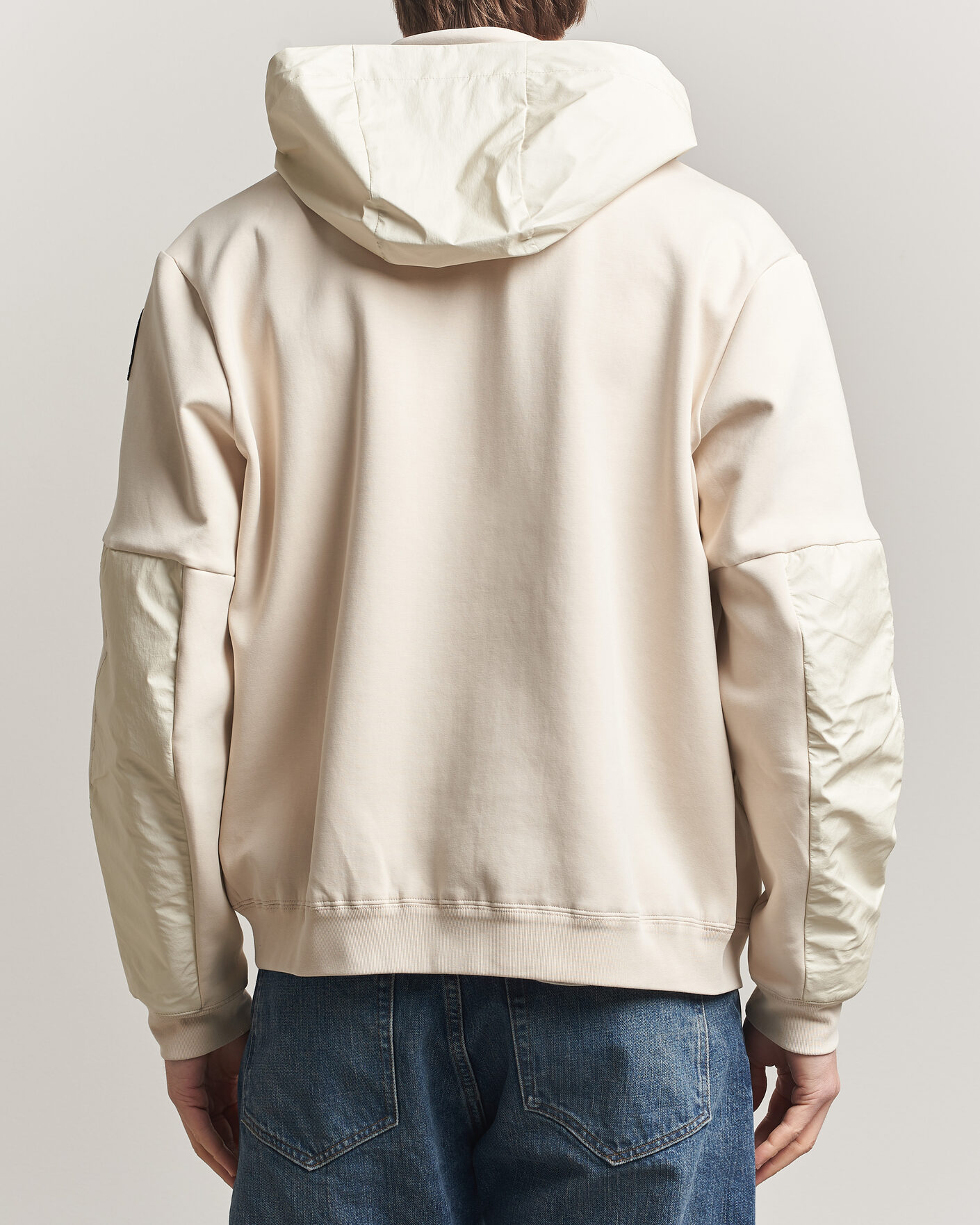 Herren | Jacken | Parajumpers | Kouga Evo Fleece Hooded Hybrid Jacket Moonbeam