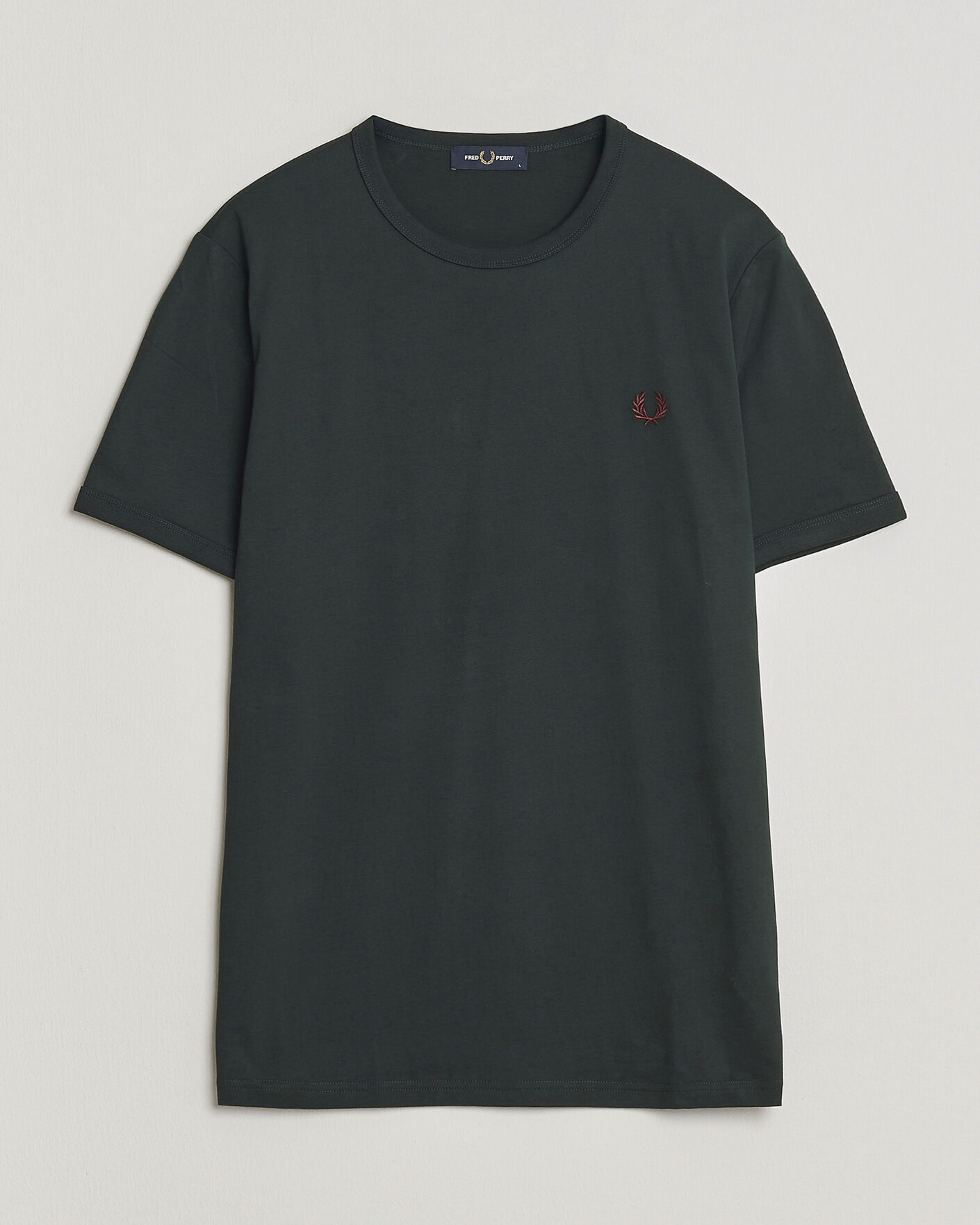 Herren | T-Shirts | Fred Perry | Ringer T-Shirt Grassroots Green