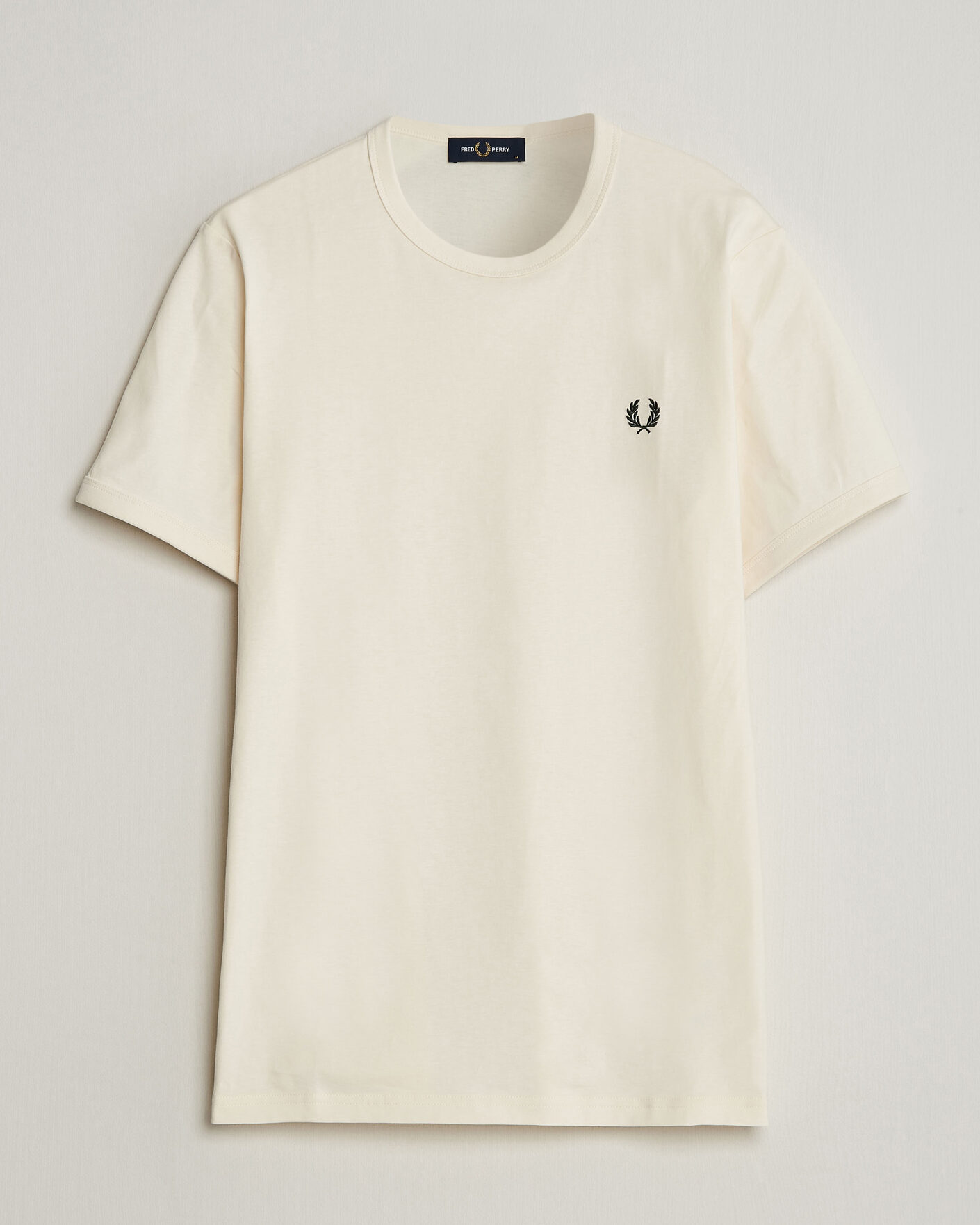 Herren | T-Shirts | Fred Perry | Ringer T-Shirt Ecru