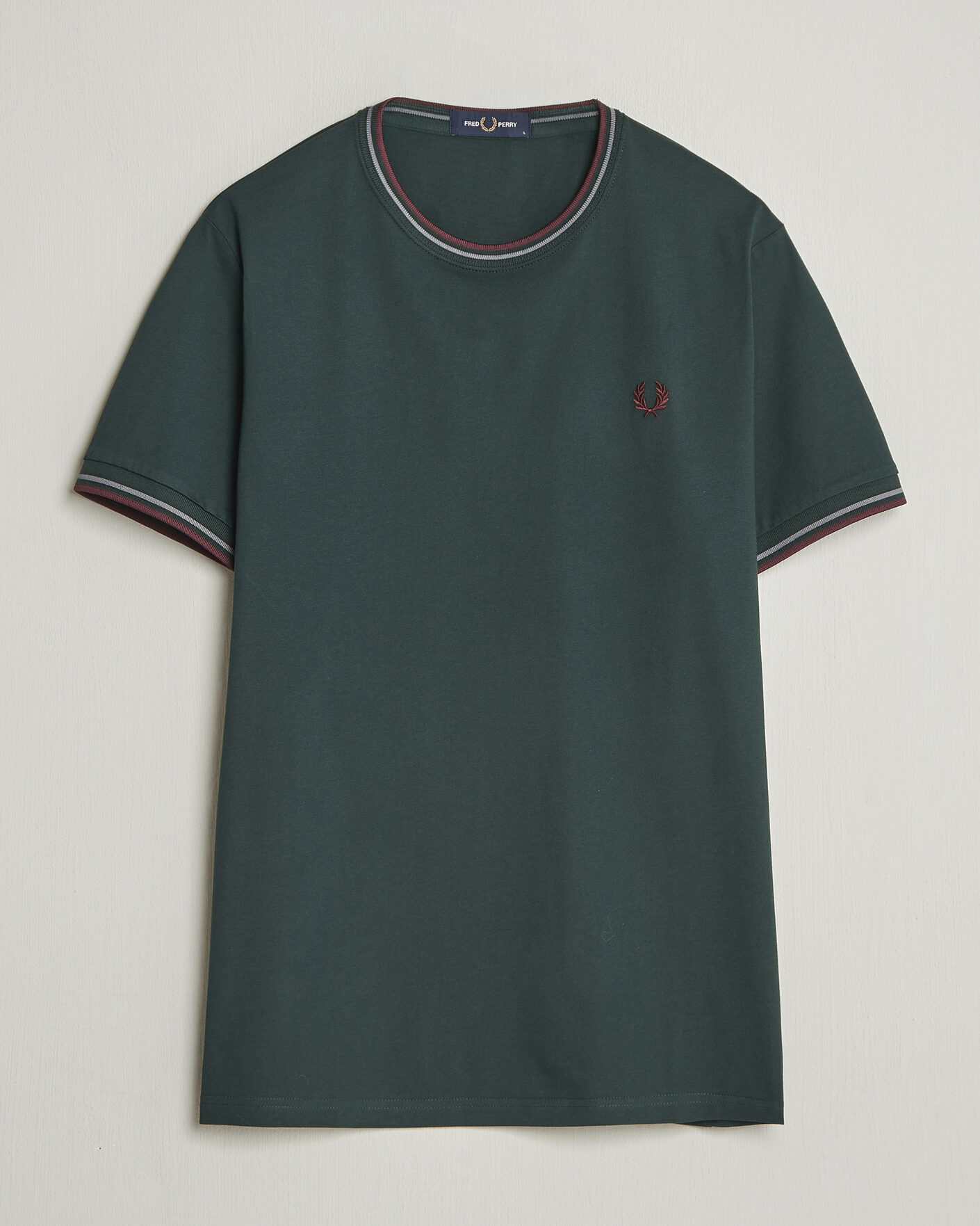 Herren | T-Shirts | Fred Perry | Twin Tipped T-Shirt Grassroots Green