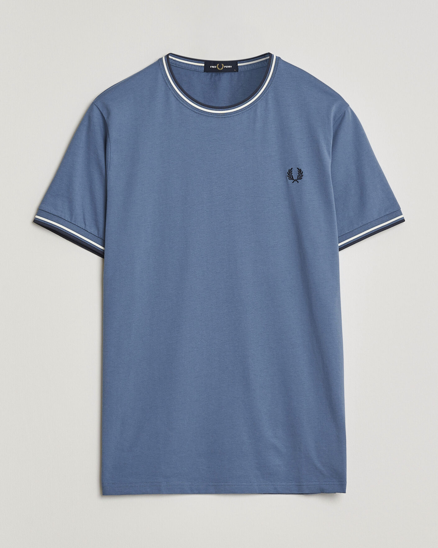 Herren | T-Shirts | Fred Perry | Twin Tipped T-Shirt Ace Blue