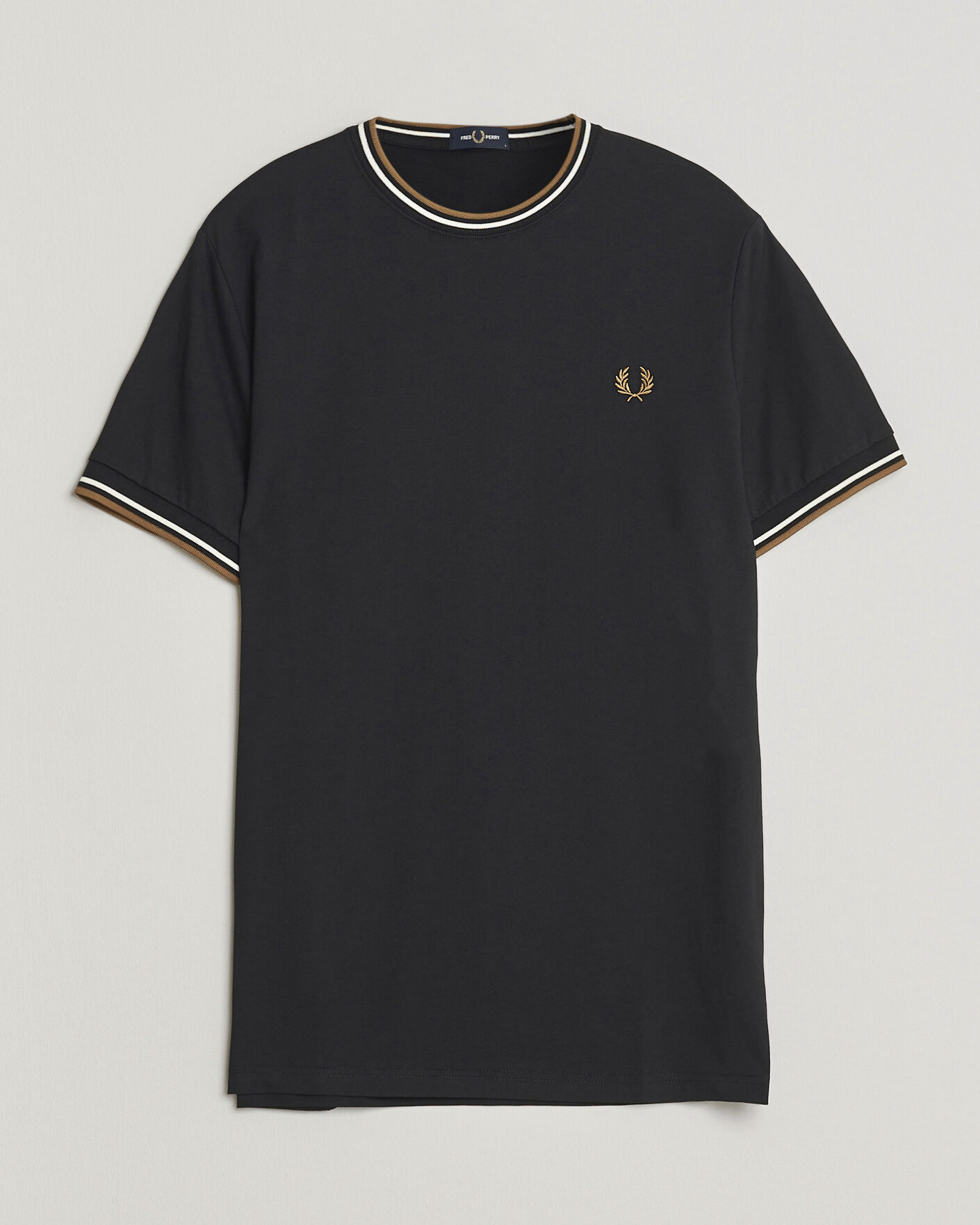 Herren | T-Shirts | Fred Perry | Twin Tipped T-Shirt Black