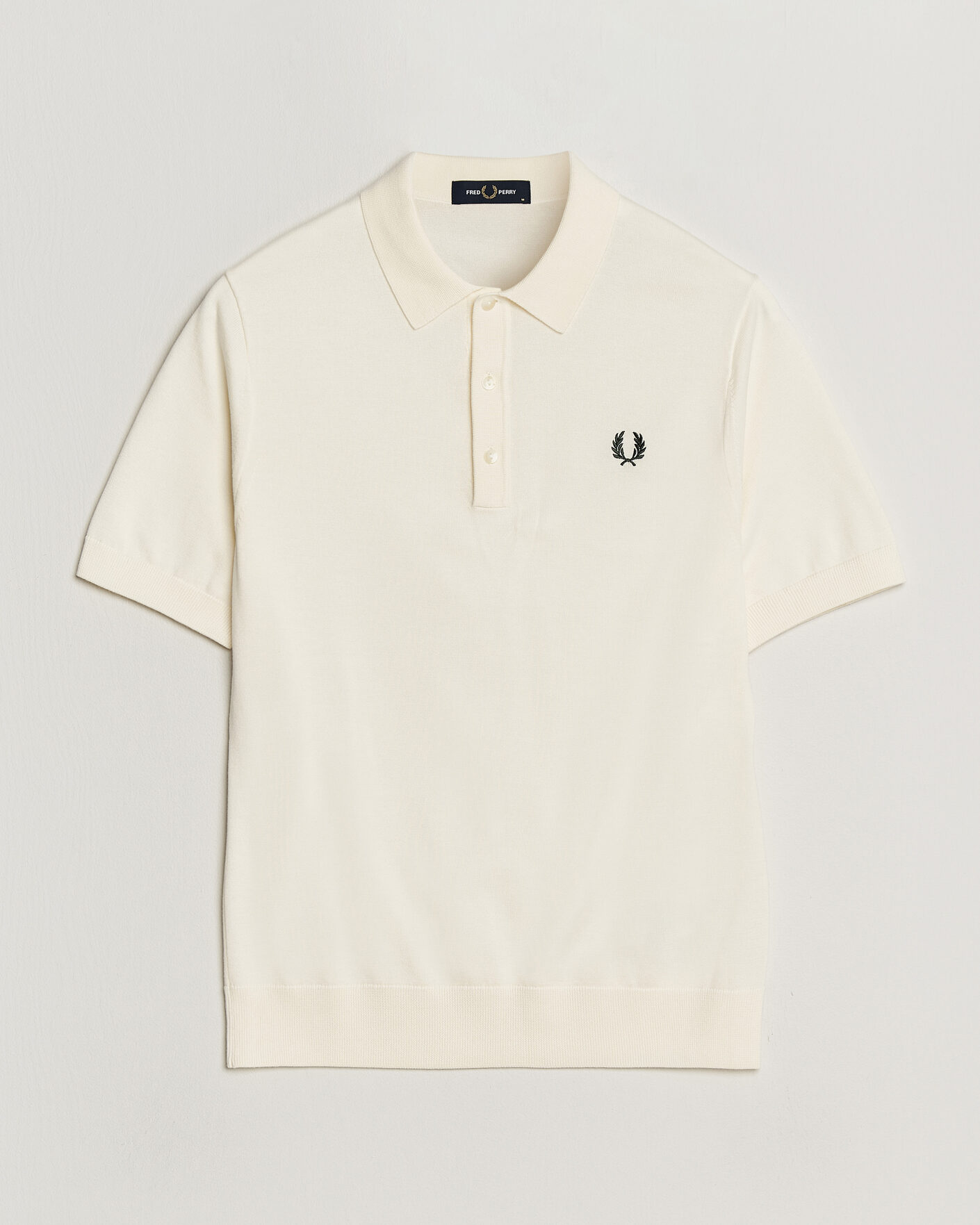 Herren | Poloshirts | Fred Perry | Cotton Knitted Polo Ecru