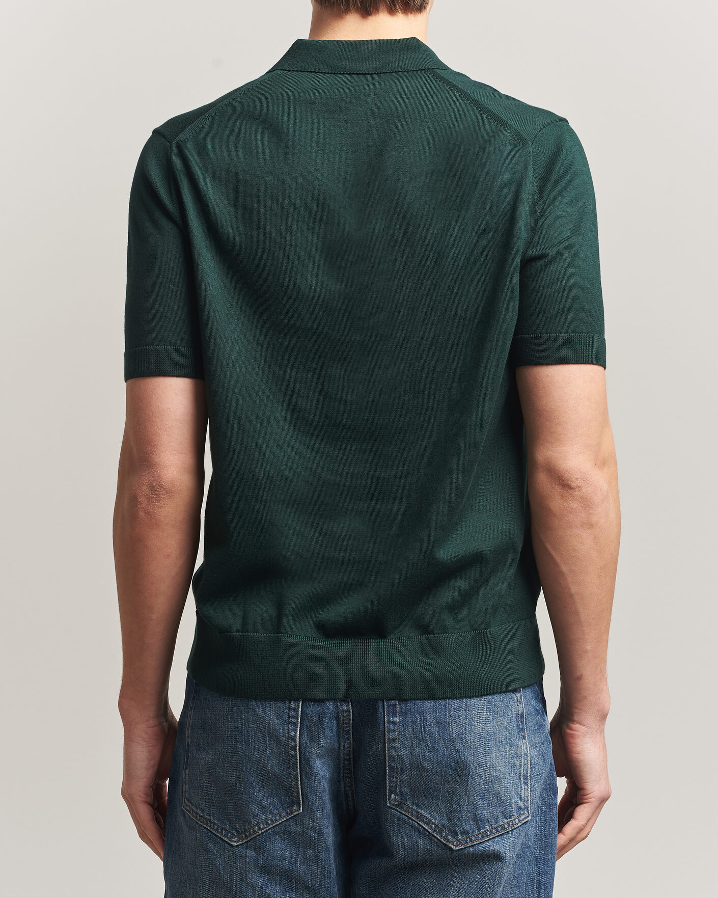 Herren | Poloshirts | Fred Perry | Cotton Knitted Polo Grassroots Green