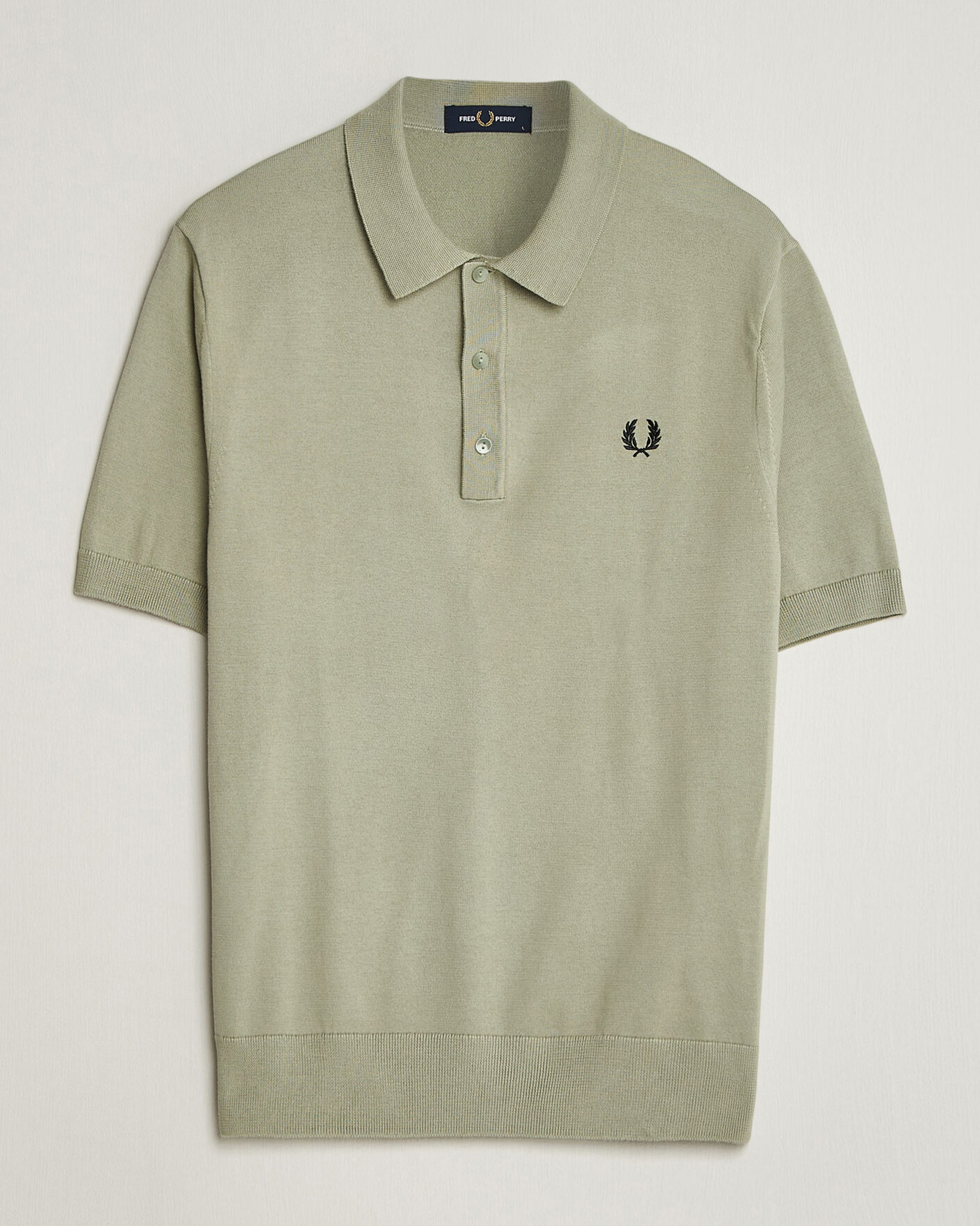 Herren | Poloshirts | Fred Perry | Cotton Knitted Polo Seagrass Green
