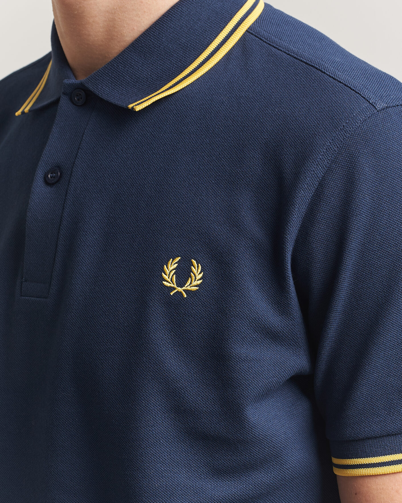 Herren | Poloshirts | Fred Perry | Twin Tipped Polo Shirt Tennis Blue
