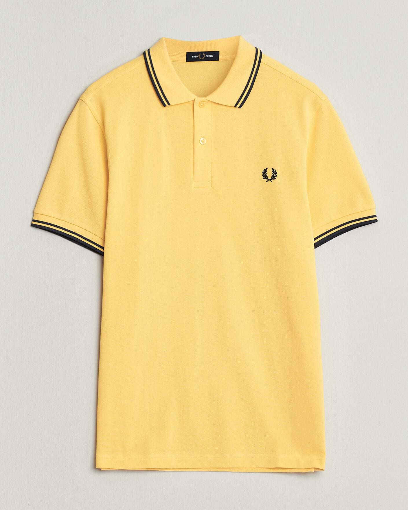 Herren | Poloshirts | Fred Perry | Twin Tipped Polo Shirt Lemon Yellow