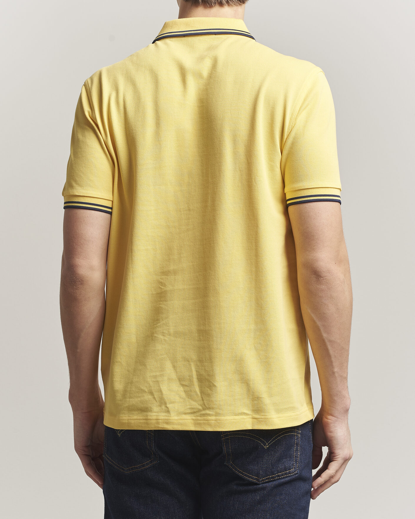 Herren | Poloshirts | Fred Perry | Twin Tipped Polo Shirt Lemon Yellow