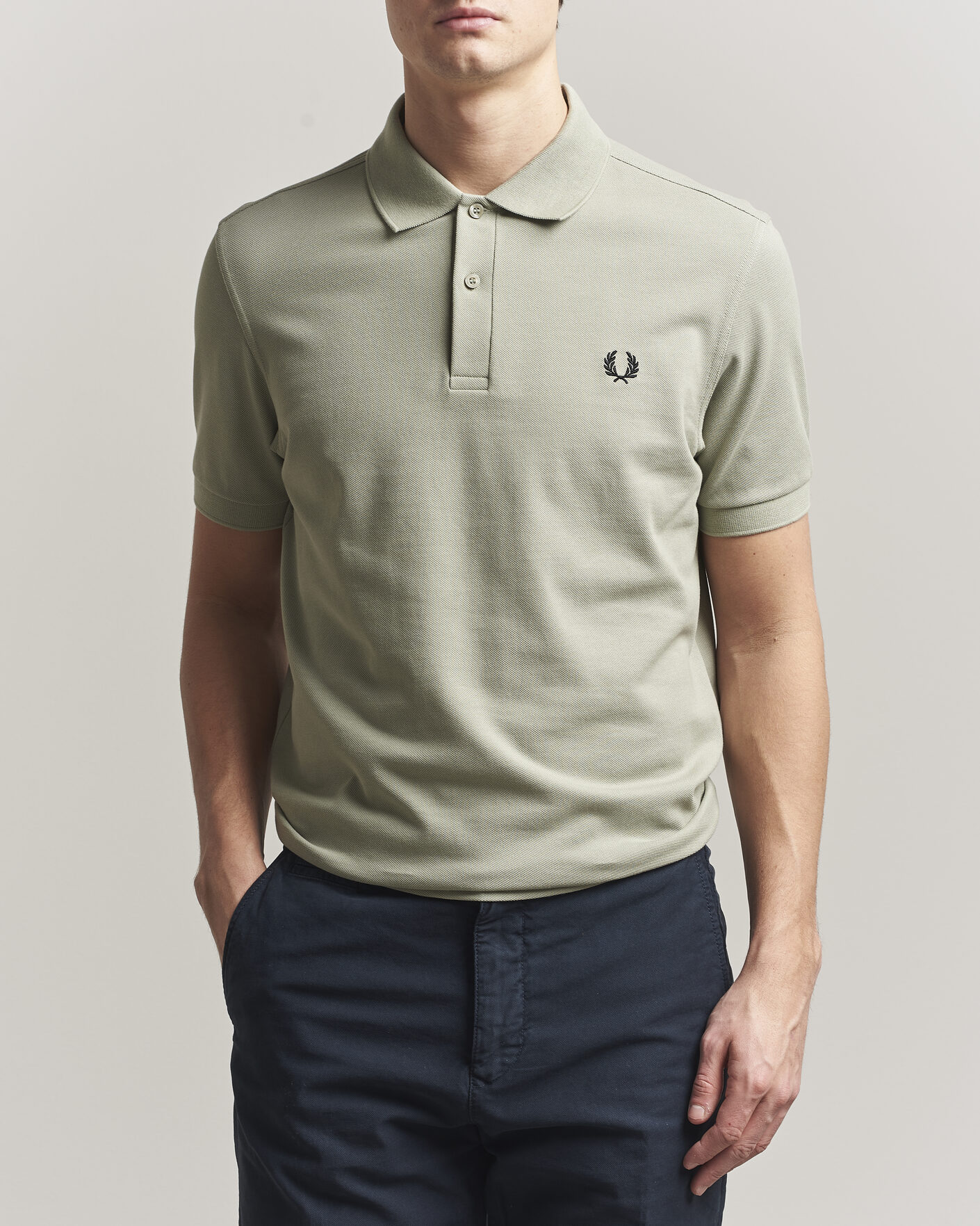 Herren | Poloshirts | Fred Perry | Plain Polo Seagrass Green