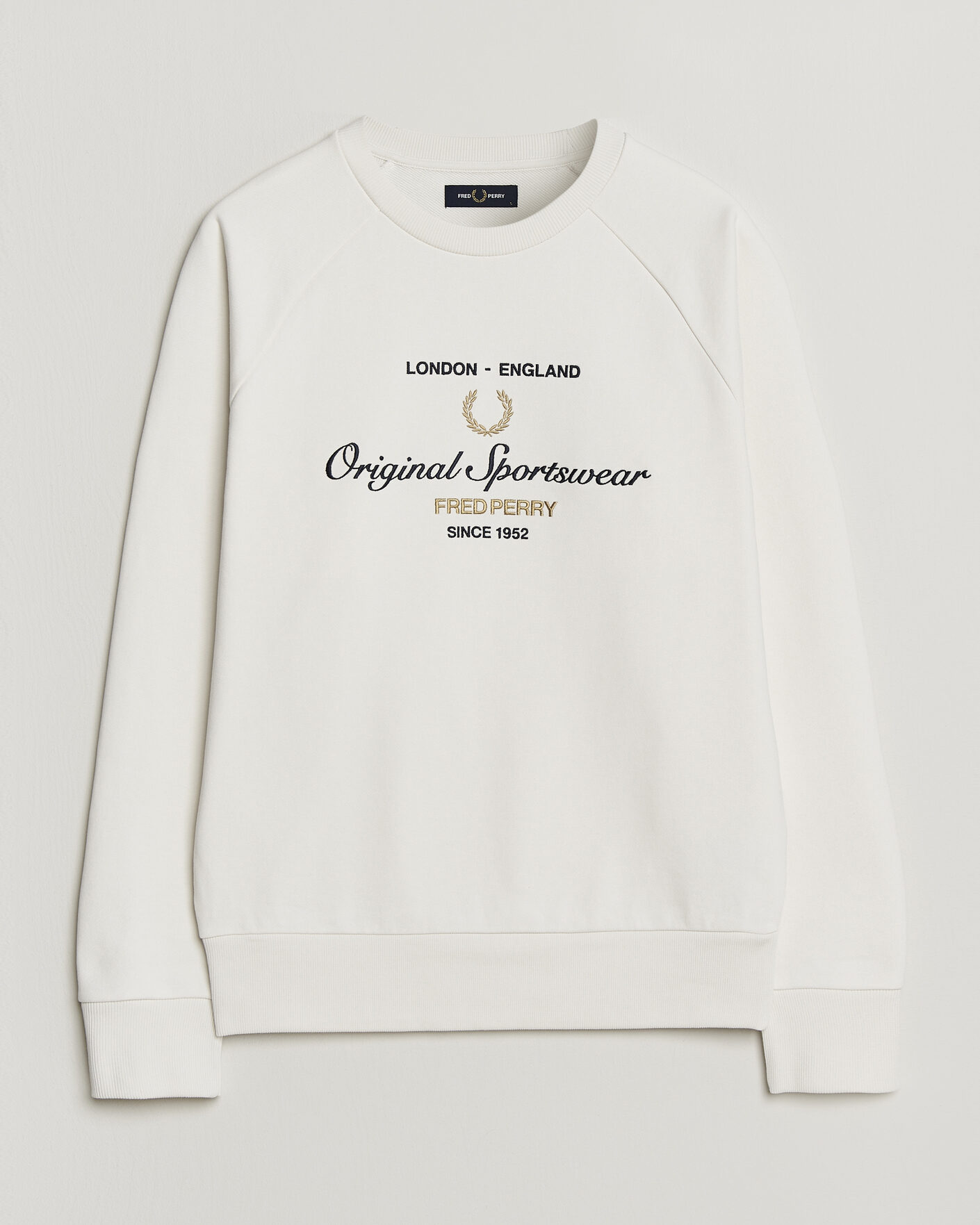 Herren | Pullover | Fred Perry | Original Sportswear Sweatshirt Snow White