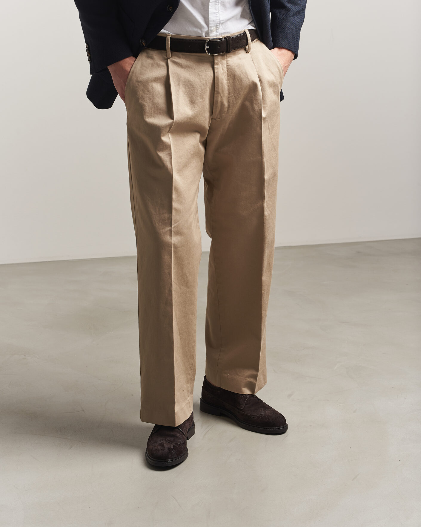 Herren | Brogue | GANT | Bidford Suede Brouge Dark Brown