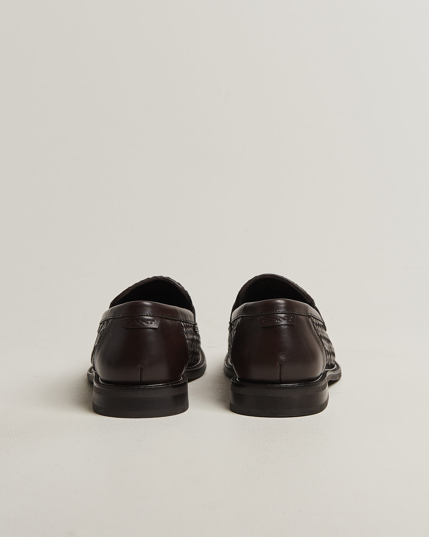Herren | Loafer | Gant | Lozham Braided Leather Loafer Dark Brown