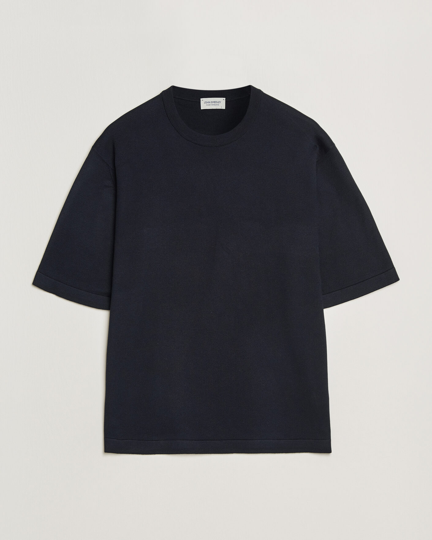 Herren | T-Shirts | John Smedley | Tindall Sea Island Cotton T-Shirt Navy