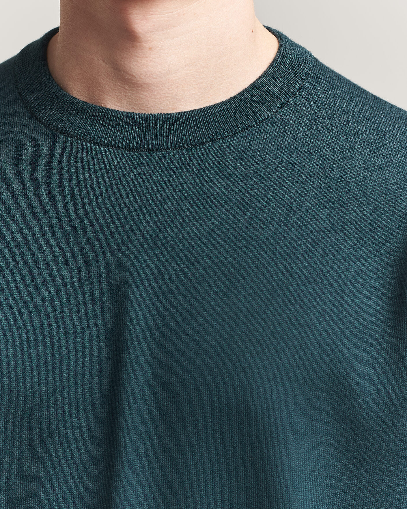 Herren | T-Shirts | John Smedley | Tindall Sea Island Cotton T-Shirt Rainforest