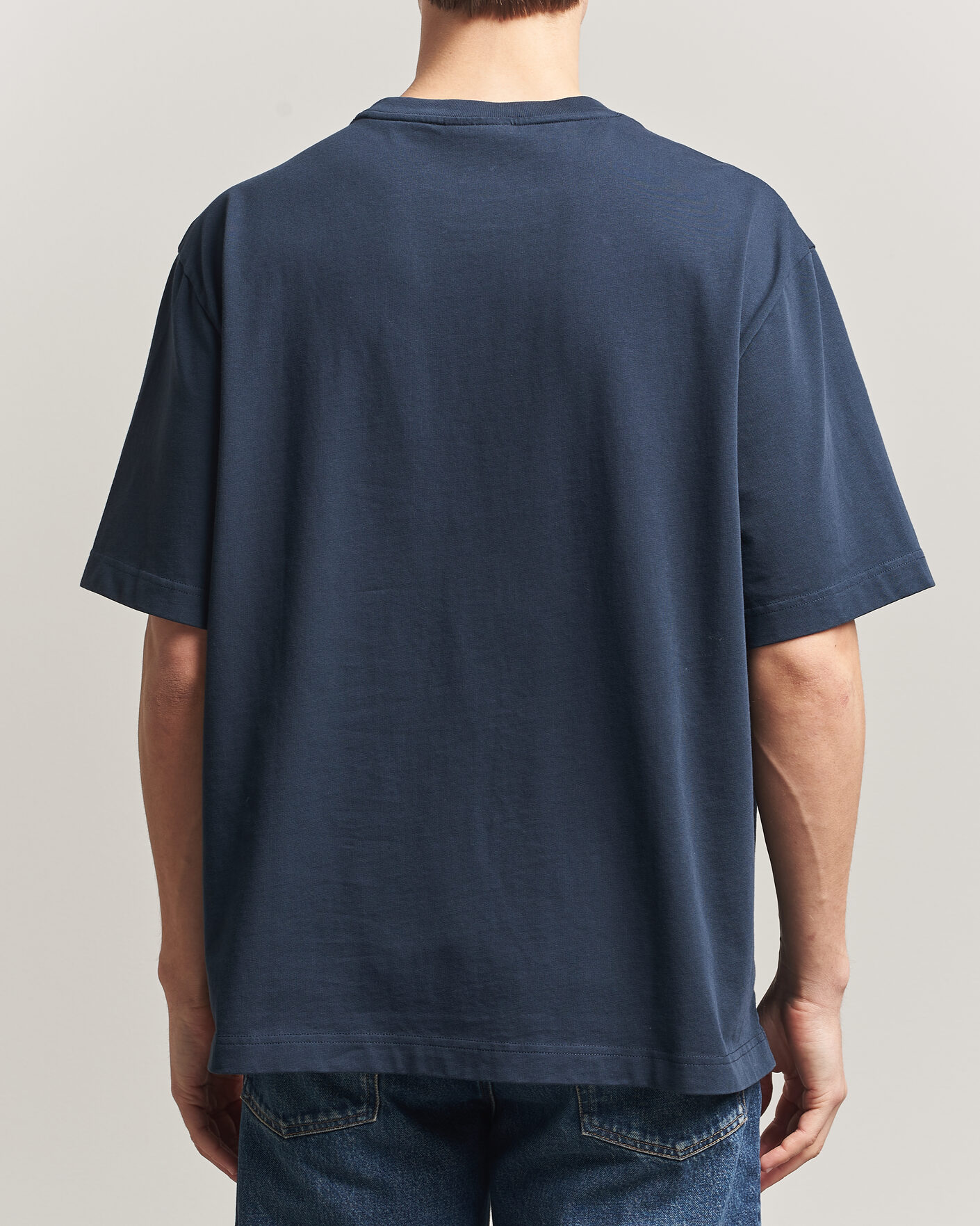 Herren | T-Shirts | Maison Kitsuné | Tonal Fox Head T-Shirt Navy