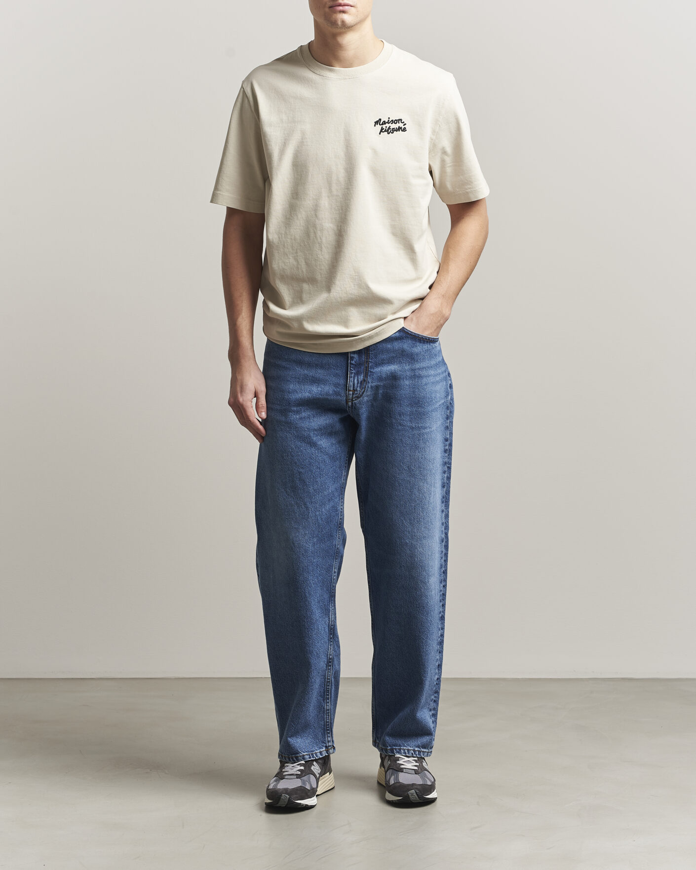 Herren | T-Shirts | Maison Kitsuné | Handwriting T-Shirt Pelican