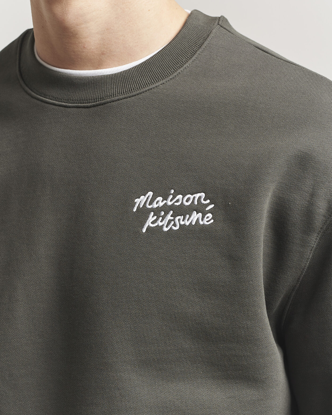 Herren | Pullover | Maison Kitsuné | Handwriting Sweatshirt Beluga