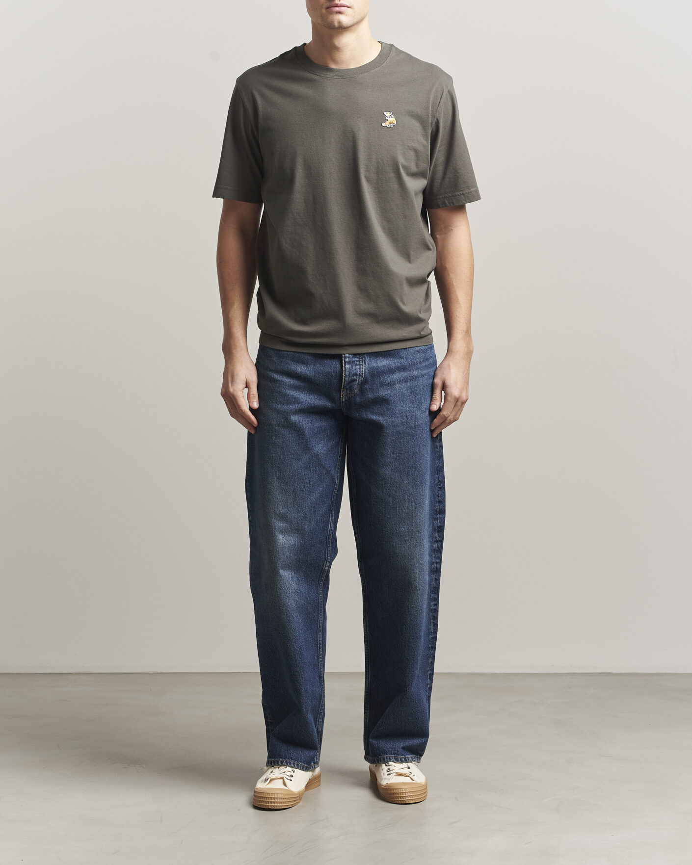 Herren | T-Shirts | Maison Kitsuné | Dreaming Fox T-Shirt Beluga