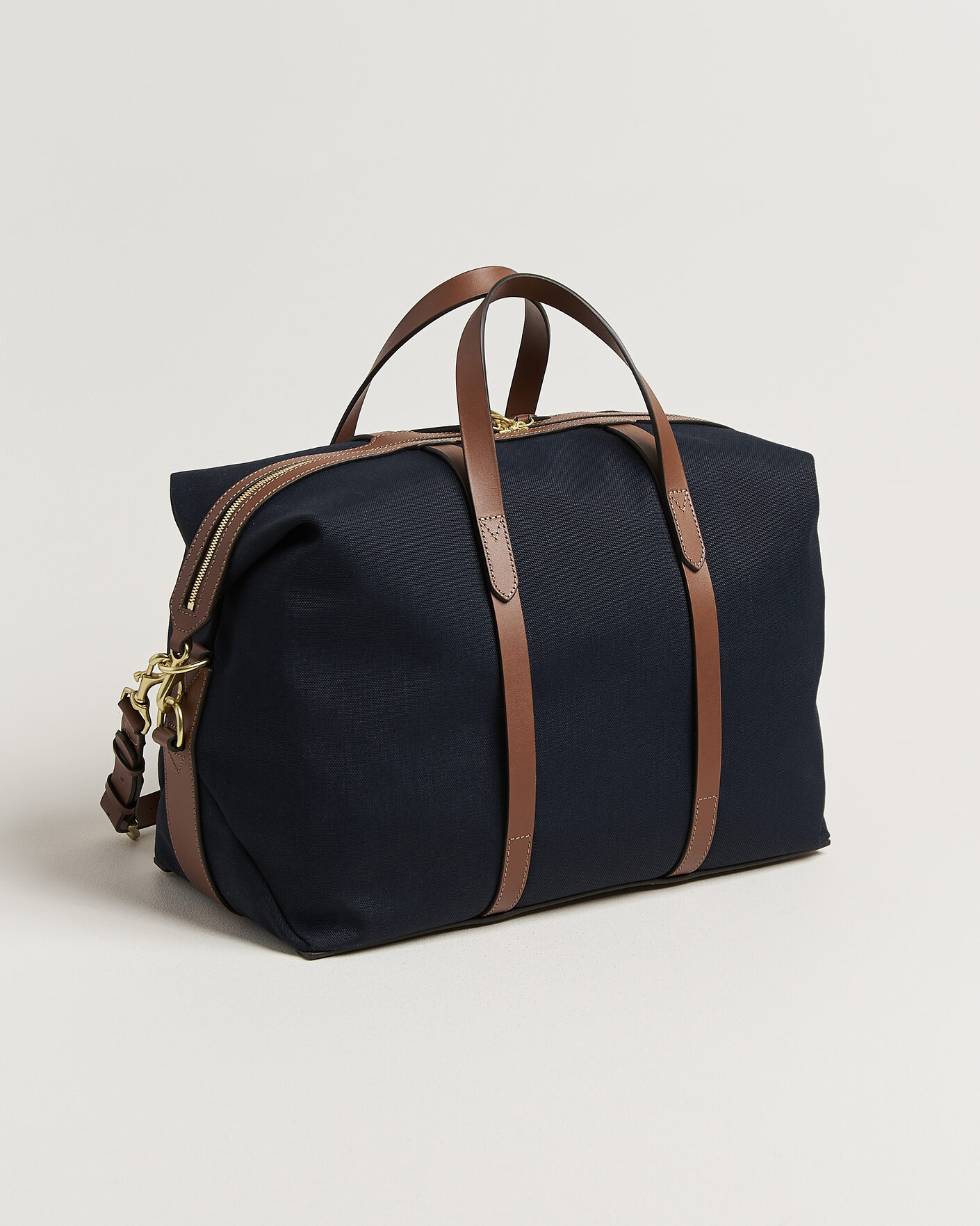 Herren | Taschen | Mismo | M/S Avail 48h Nylon Weekendbag Deep Sea Blue/Cuoio