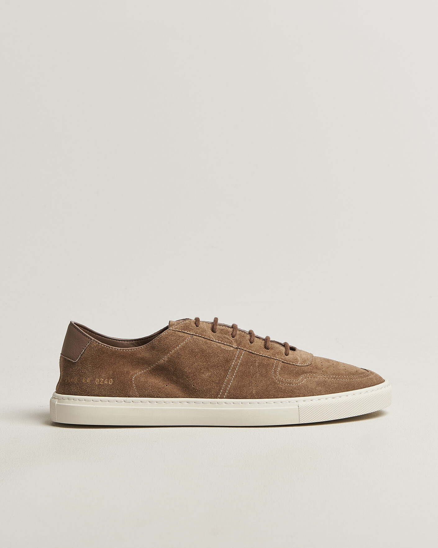 Herren | Sneaker | Common Projects | BBall Slim Deconstructed Suede Sneaker Taupe