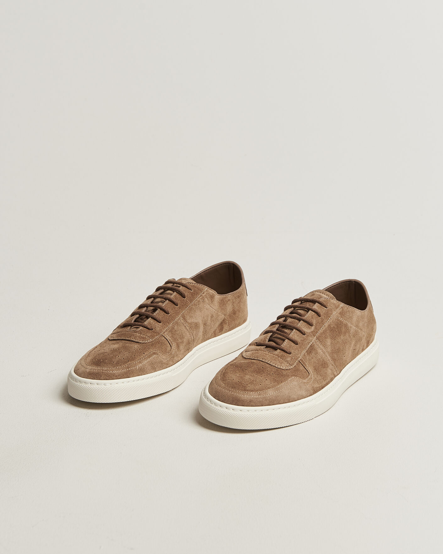 Herren | Sneaker | Common Projects | BBall Slim Deconstructed Suede Sneaker Taupe
