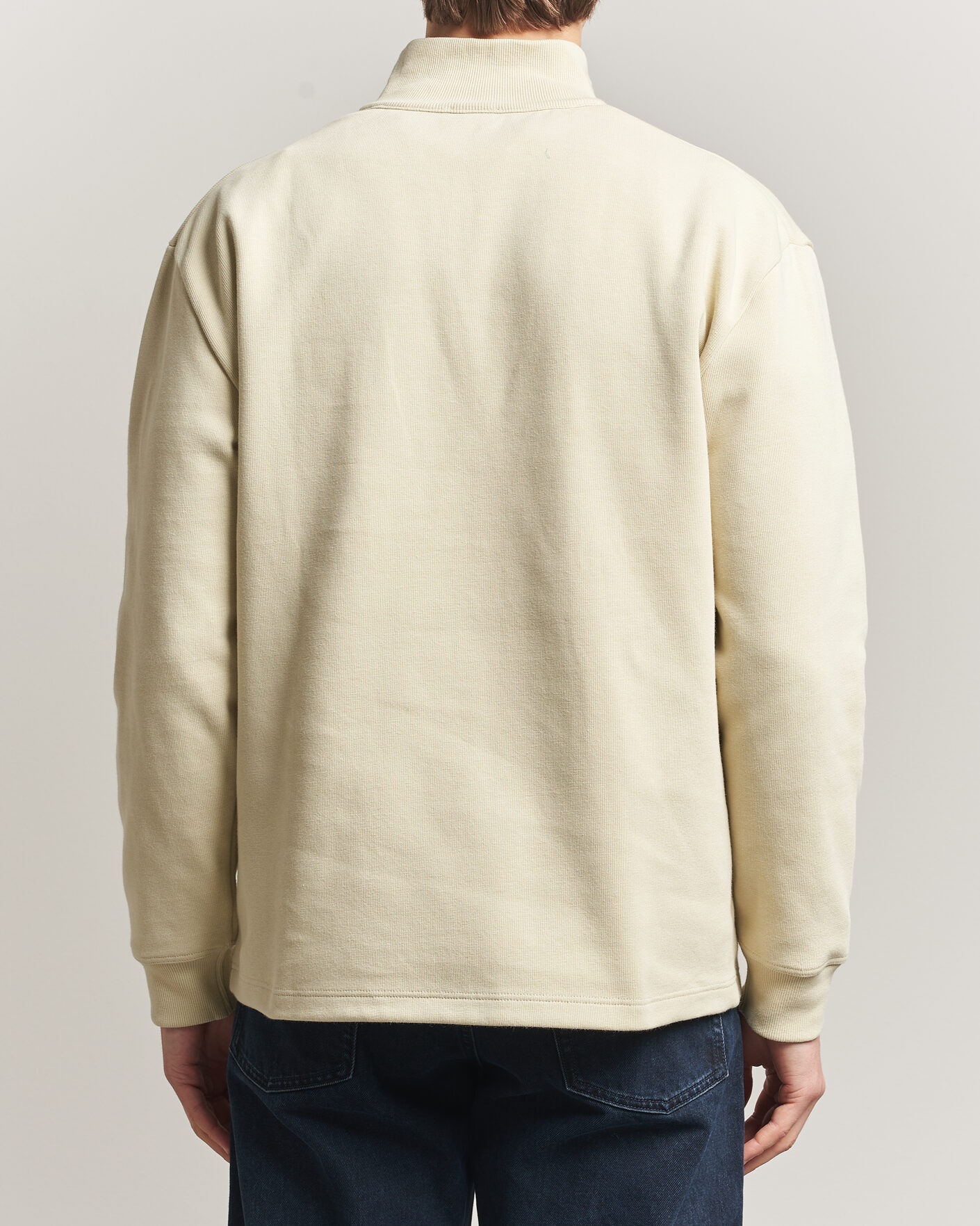 Herren | Pullover | Armor-lux | Camionneur Cotton Half Zip Sweater Gravel