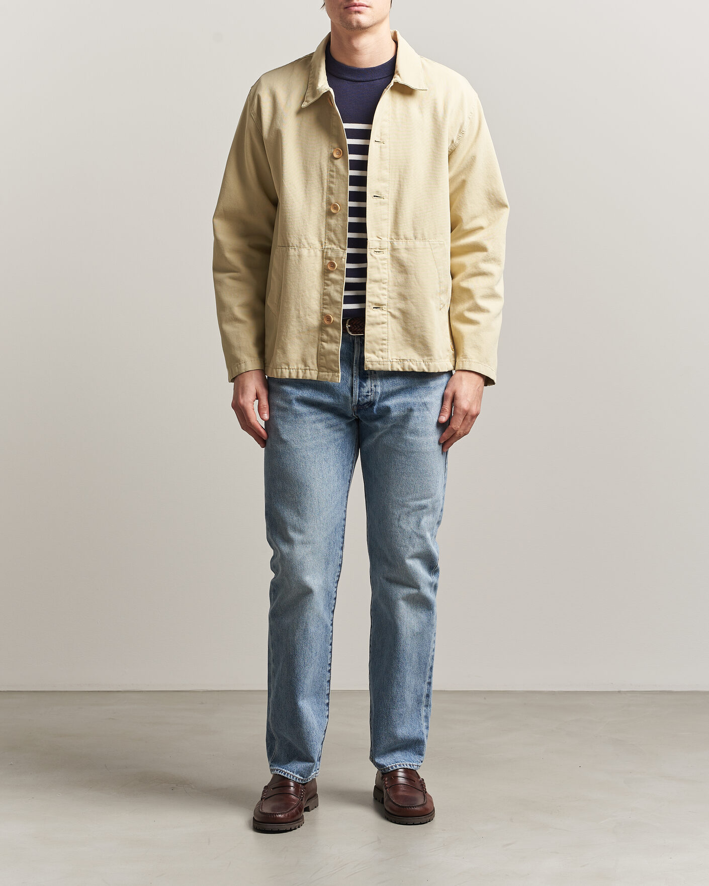 Herren | Hemden | Armor-lux | Veste Pecheur Heritage Overshirt  Gravel