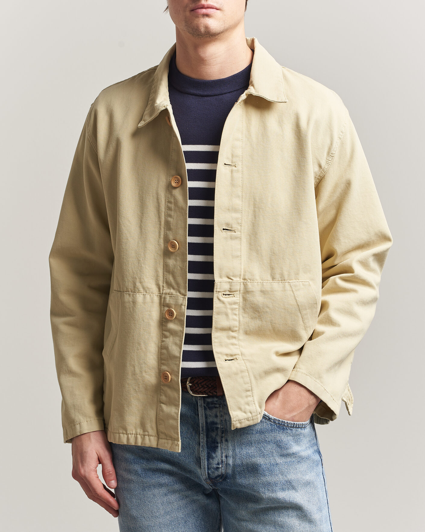 Herren | Hemden | Armor-lux | Veste Pecheur Heritage Overshirt  Gravel