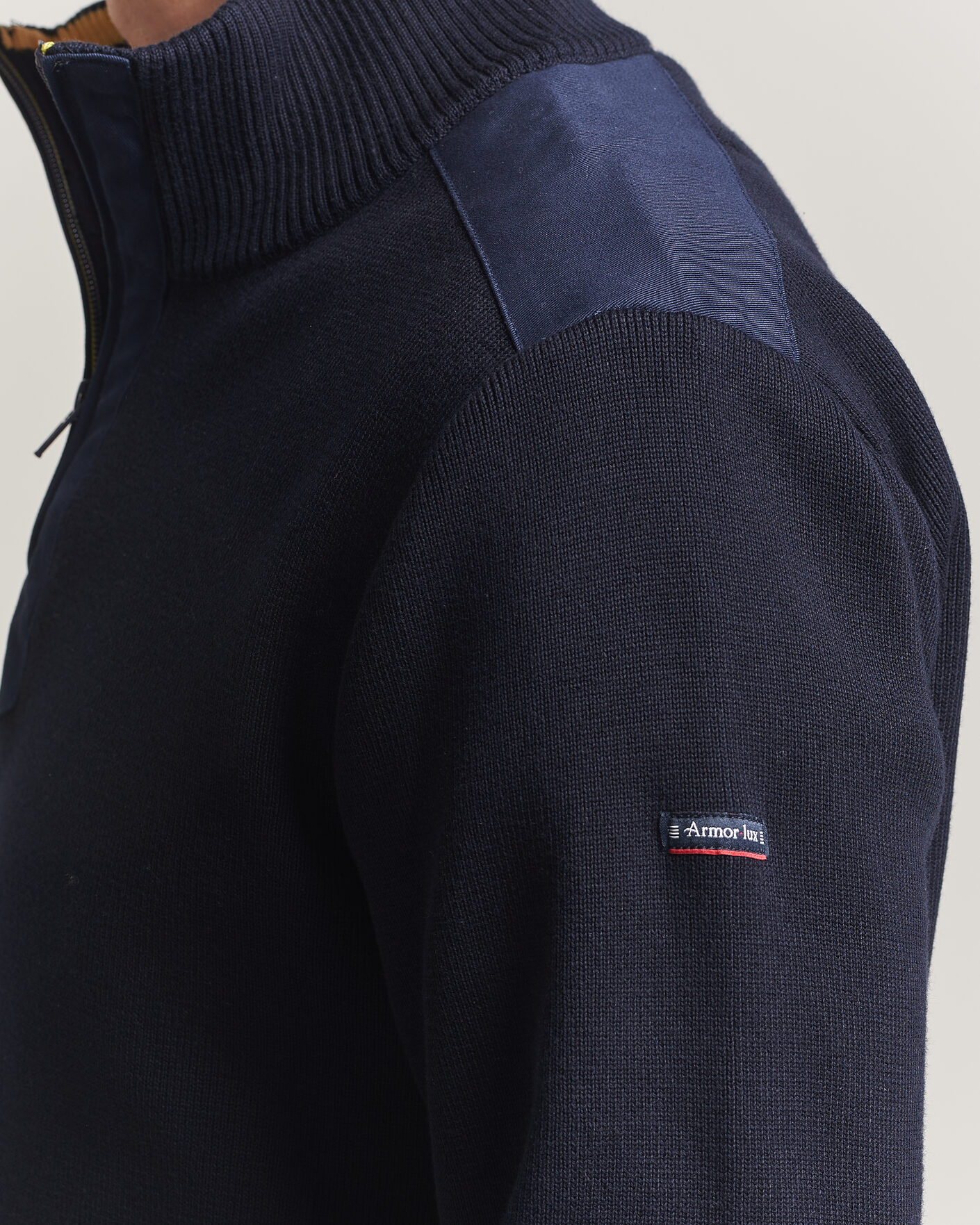 Herren | Pullover | Armor-lux | Workwear Half Zip Marine Deep