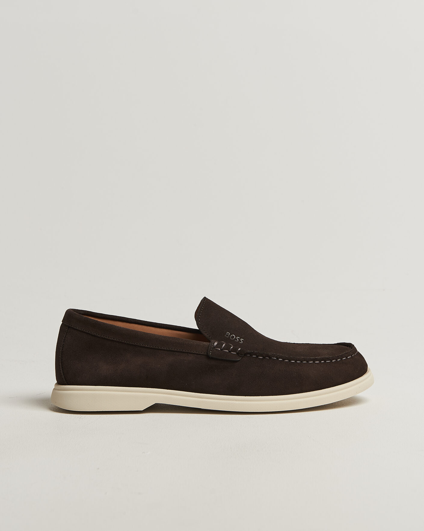 Herren | Loafer | BOSS BLACK | Sienne Suede Loafer Dark Brown
