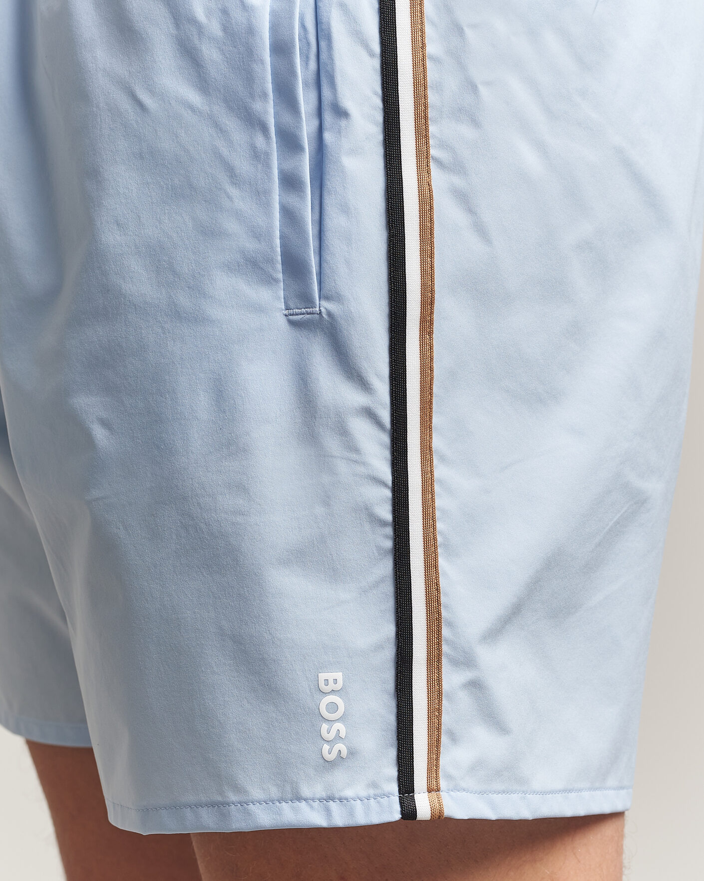 Herren | Badehosen | BOSS BLACK | Iconic Swimshorts Light Blue