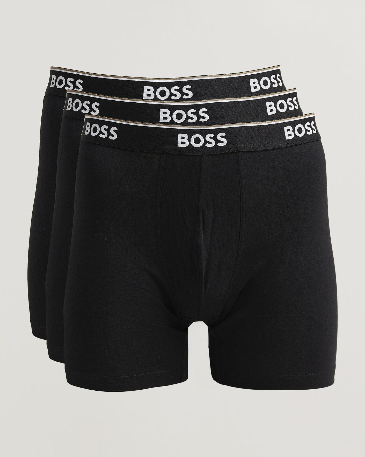 Herren | Unterwäsche | BOSS BLACK | 3-Pack Long Leg Boxer Black