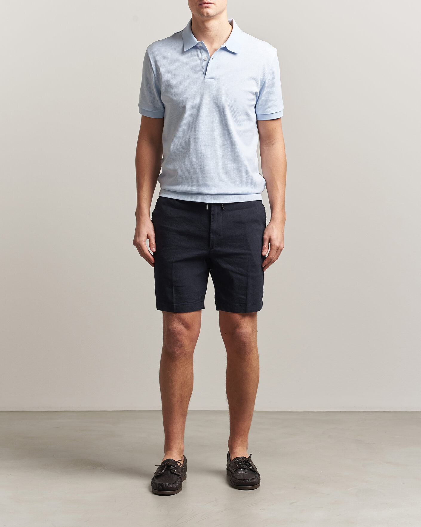 Herren | Poloshirts | BOSS BLACK | Parlay Jersey Polo Light Blue