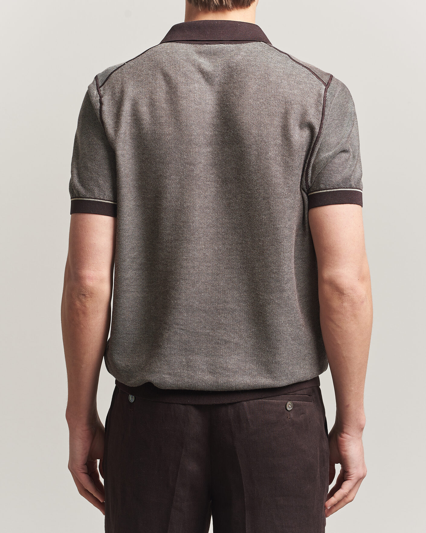 Herren | Poloshirts | BOSS BLACK | Narciso Knitted Polo Dark Brown