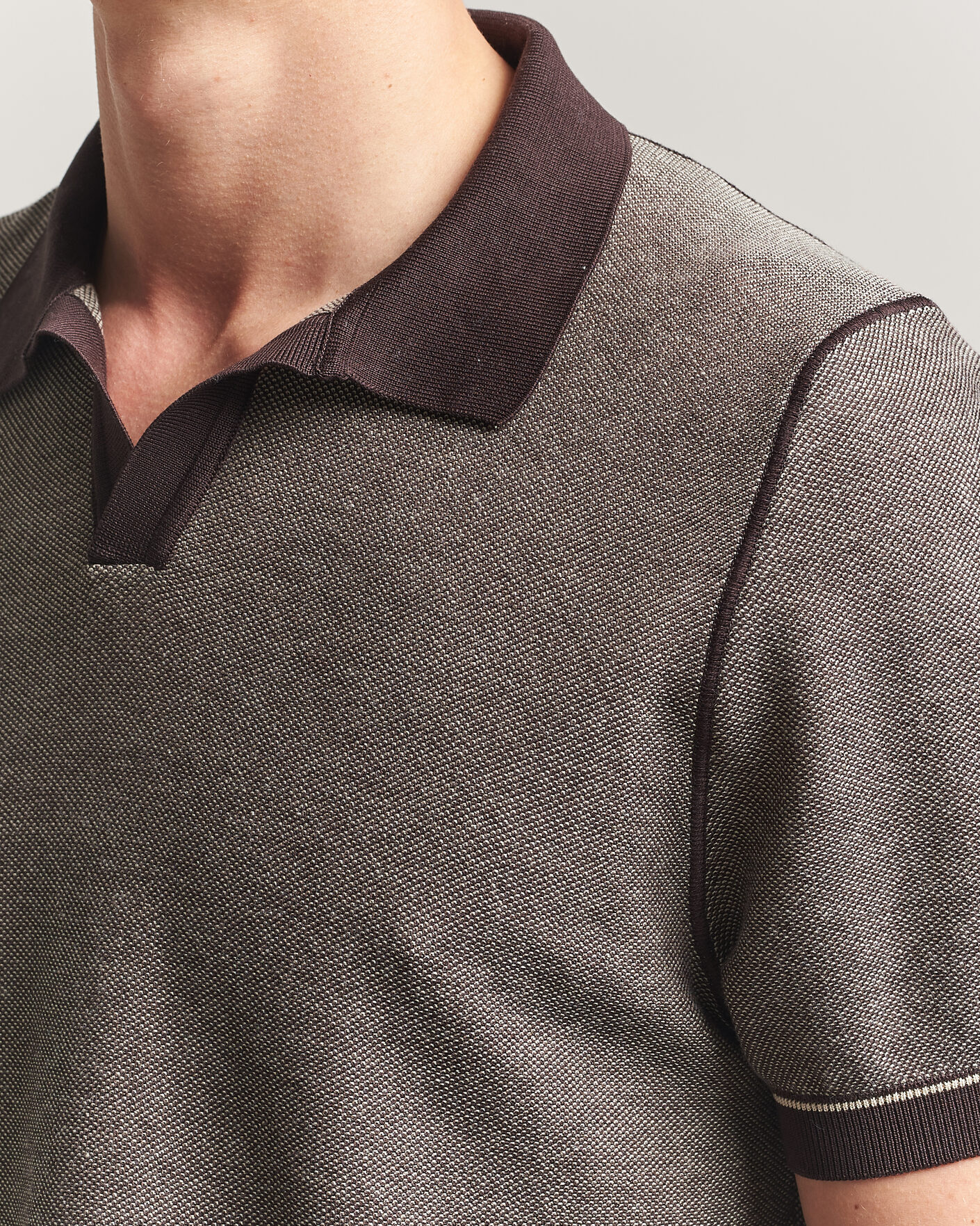 Herren | Poloshirts | BOSS BLACK | Narciso Knitted Polo Dark Brown