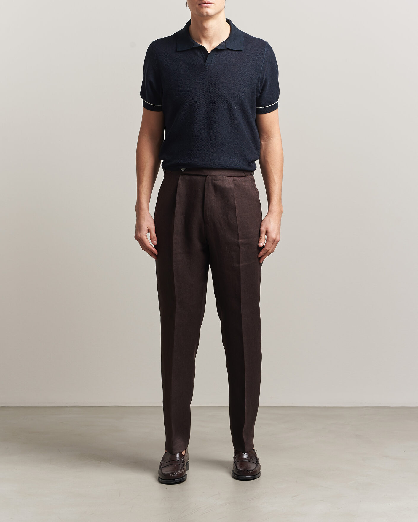 Herren | Poloshirts | BOSS BLACK | Narciso Knitted Polo Dark Blue