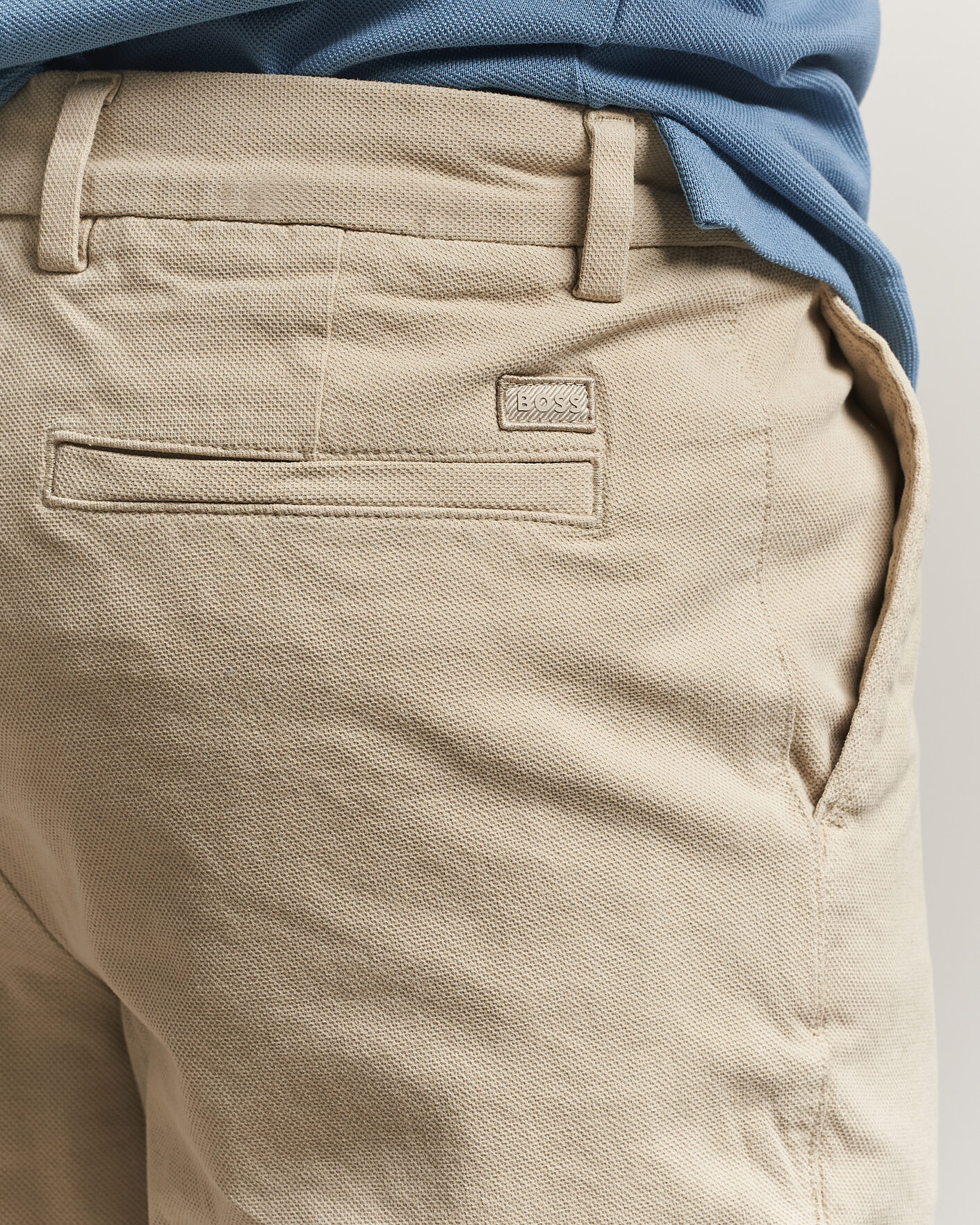 Herren | Shorts | BOSS BLACK | Kane Cotton Chino Shorts Open Beige