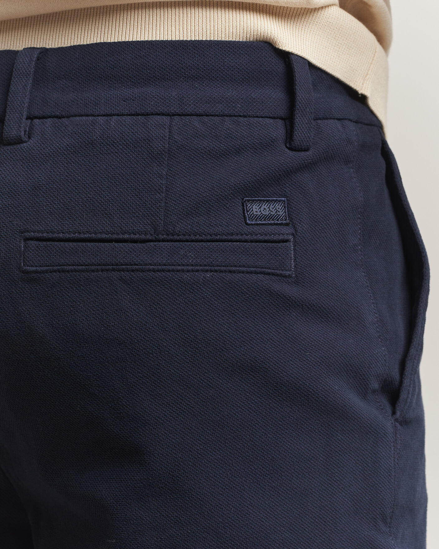 Herren | Shorts | BOSS BLACK | Kane Cotton Chino Shorts Dark Blue