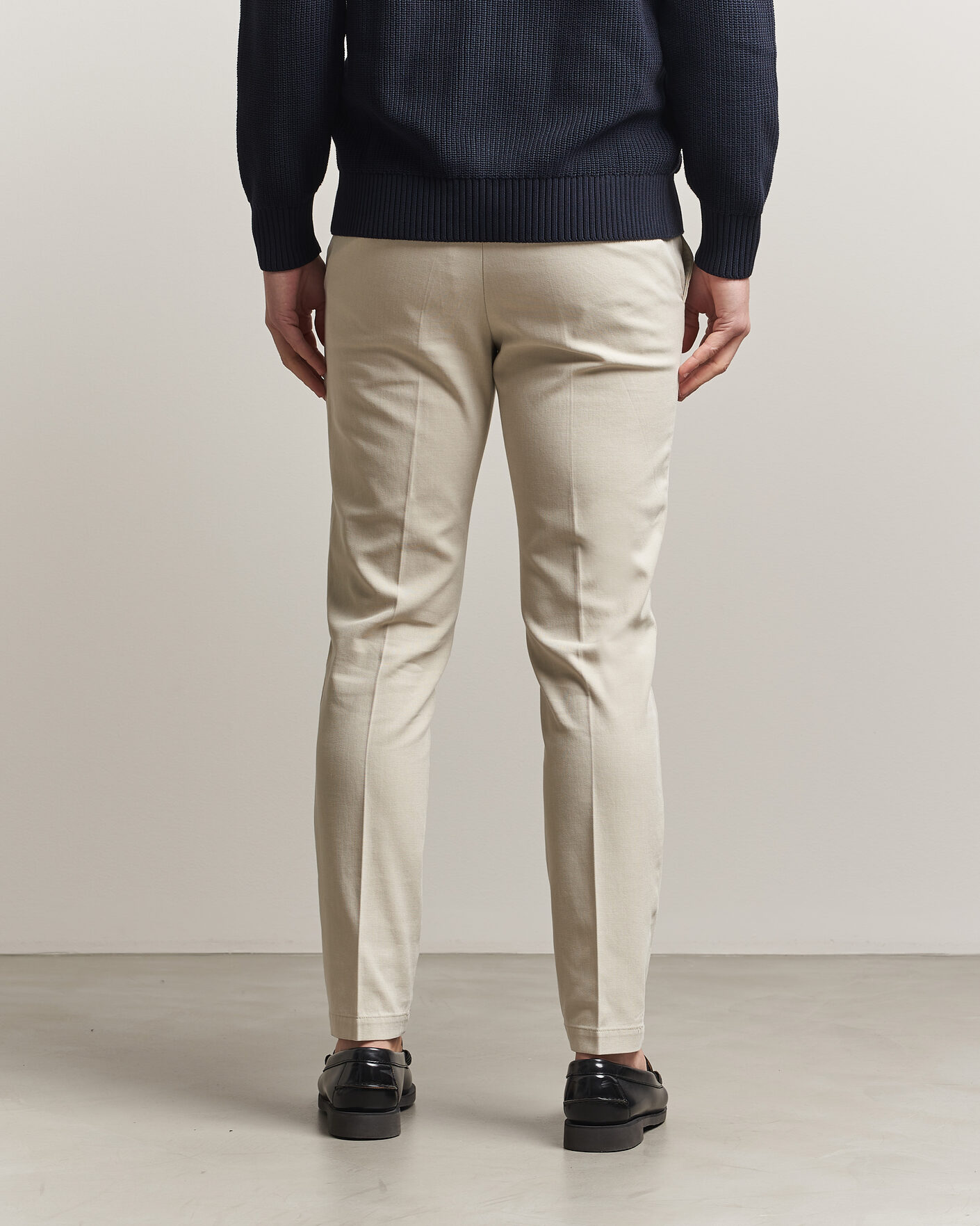 Herren | Hosen | BOSS BLACK | Kaiton Structured Chinos Open Beige