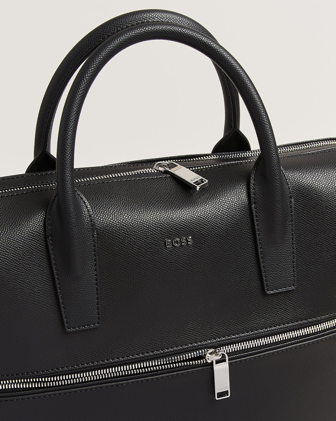 Herren | Taschen | BOSS BLACK | Daxter Leather Briefcase Black