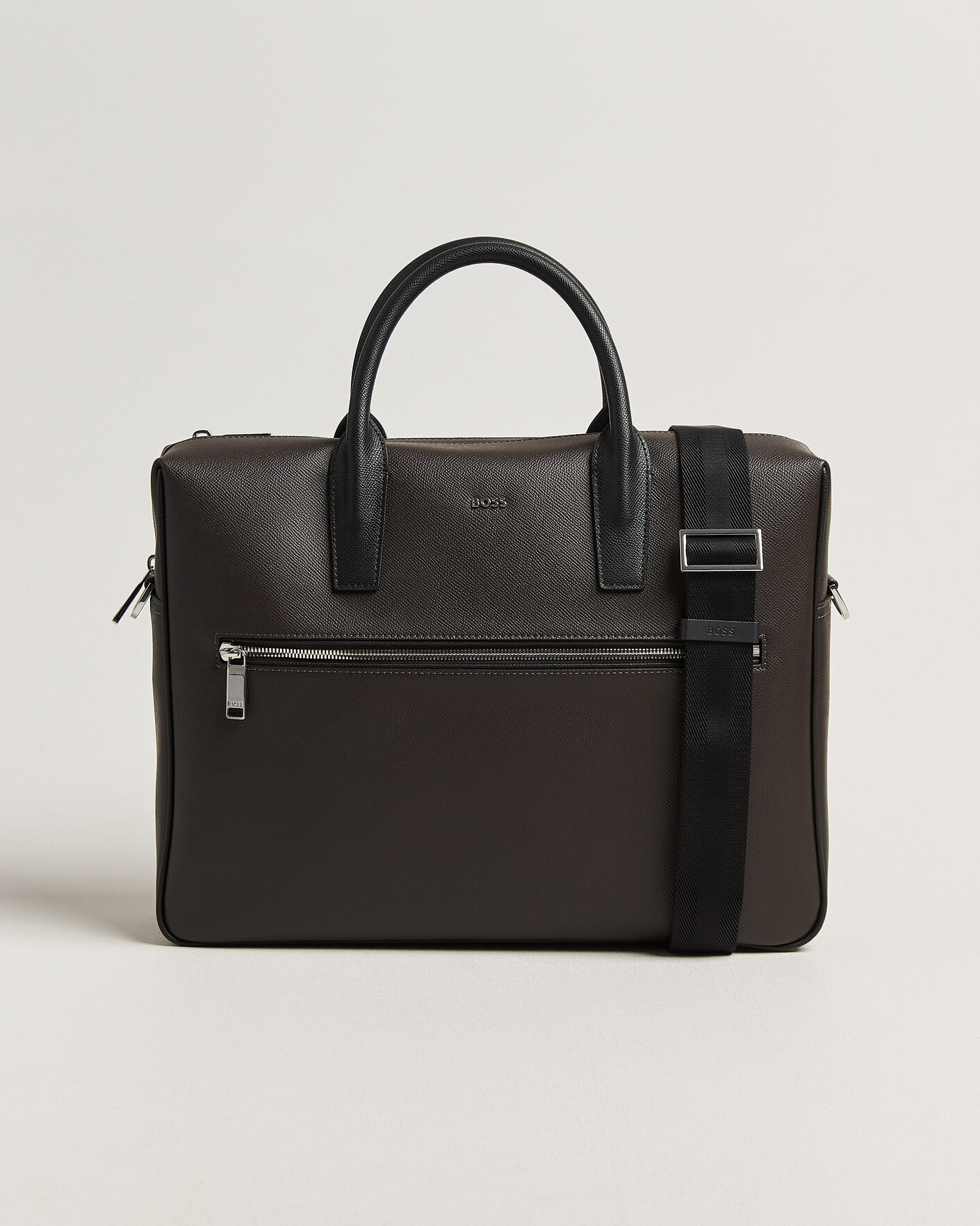 Herren | Taschen | BOSS BLACK | Daxter Leather Briefcase Dark Brown